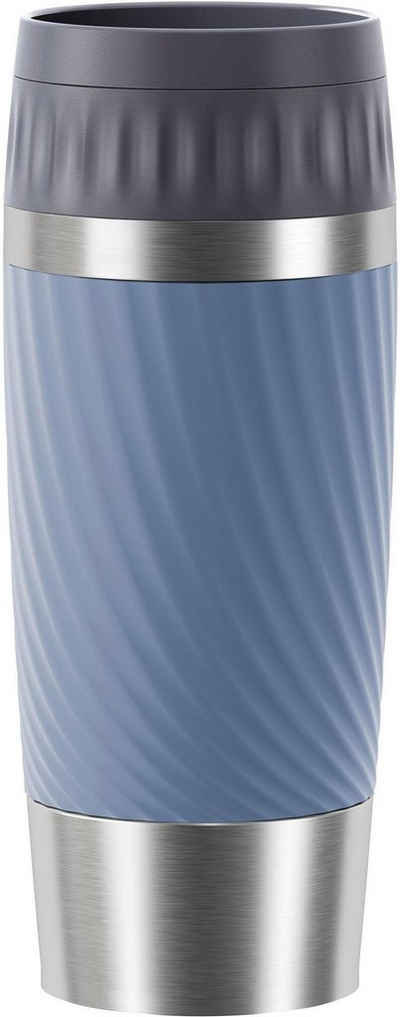 Emsa Thermobecher »Tavel Mug Easy Twist«, Edelstahl, 0,36L, Edelstahl, 360°Trinköffnung, spülmaschinenfest,4h warm/ 8h kalt
