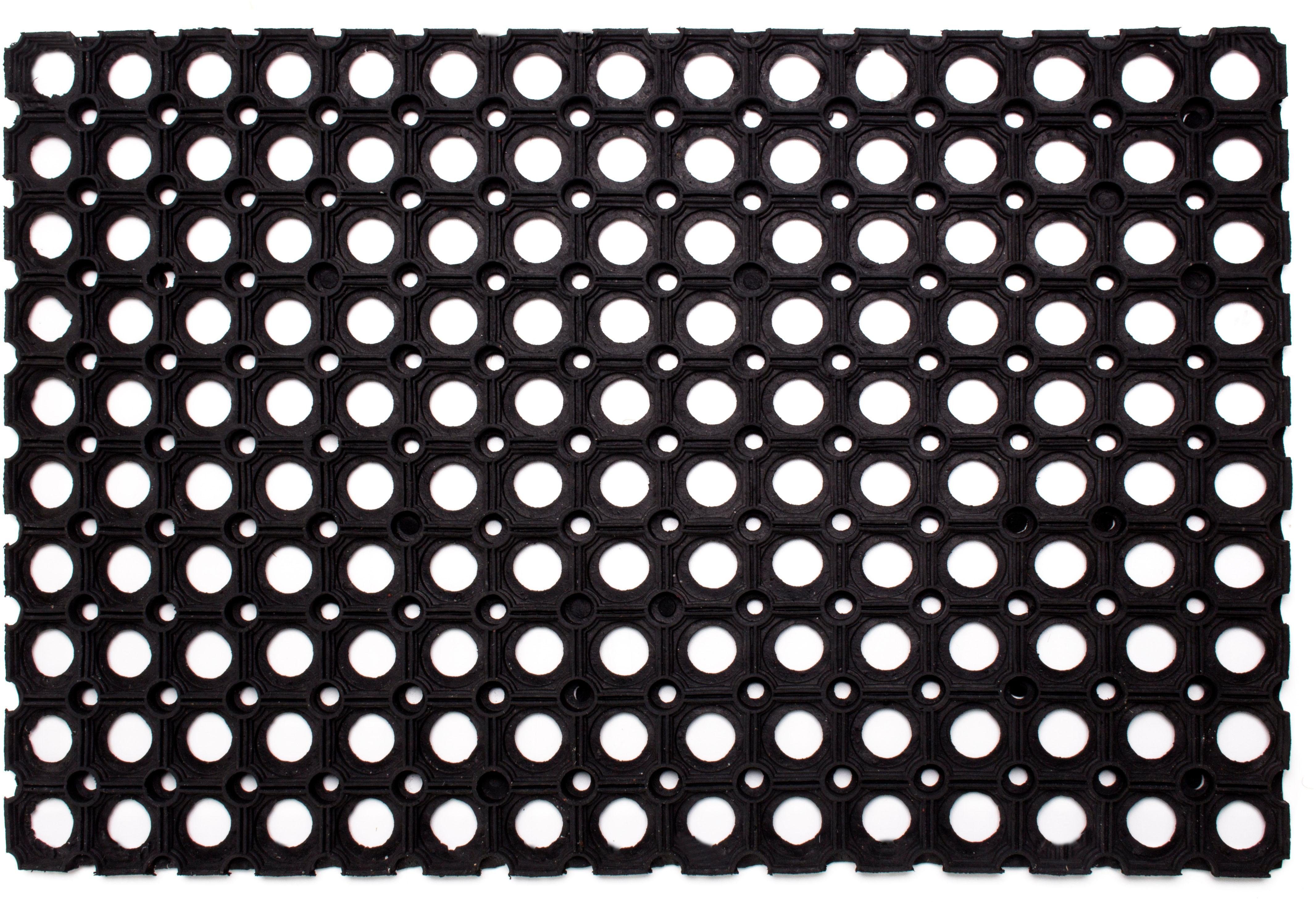 Fußmatte »Gummi Ringmatte«, Andiamo, rechteckig, Höhe 15 mm, Schmutzfangmatte, In- und Outdoor geeignet, besonders robust-HomeTrends