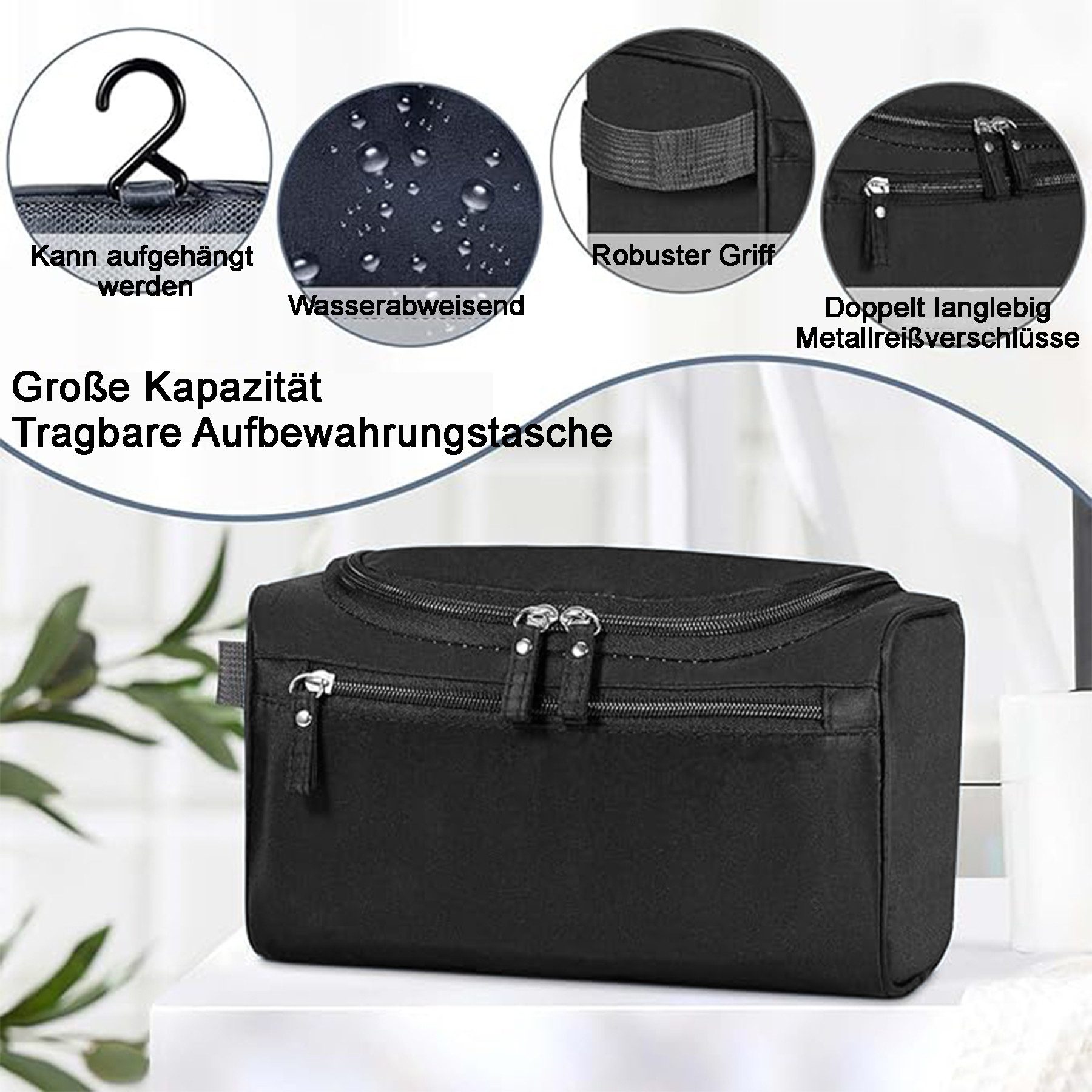 Mutig Kulturbeutel Groß Waschtasche, Kulturtasche zum günstig online kaufen