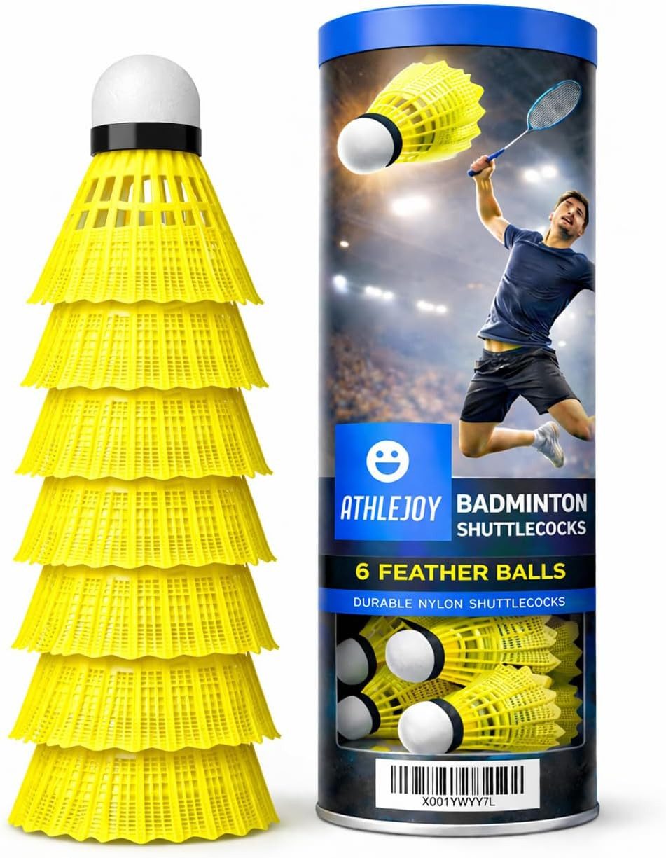 Federball Badminton Federbälle - Training und Wettkampf - gelb