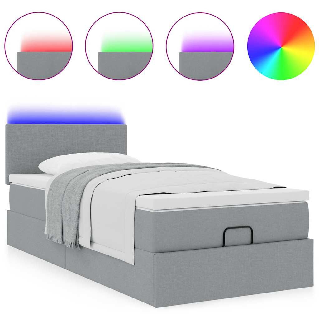 vidaXL Bett Ottoman-Bett mit Matratze & günstig online kaufen