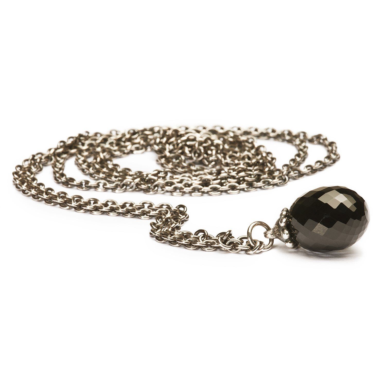 Trollbeads Kette mit Anhänger Fantasy Halskette mit Onyx, TAGFA-00002