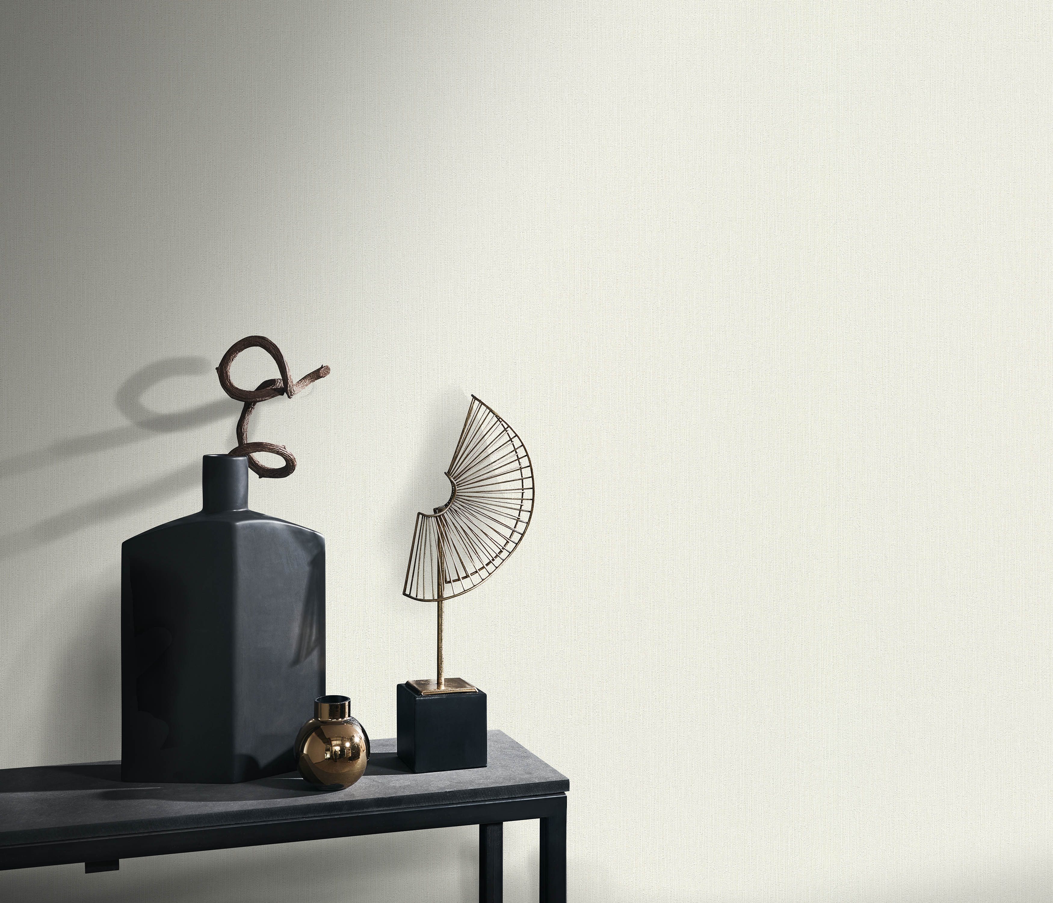 Erismann Vliestapete Unistapete Textiloptik creme-beige Erismann 1054226