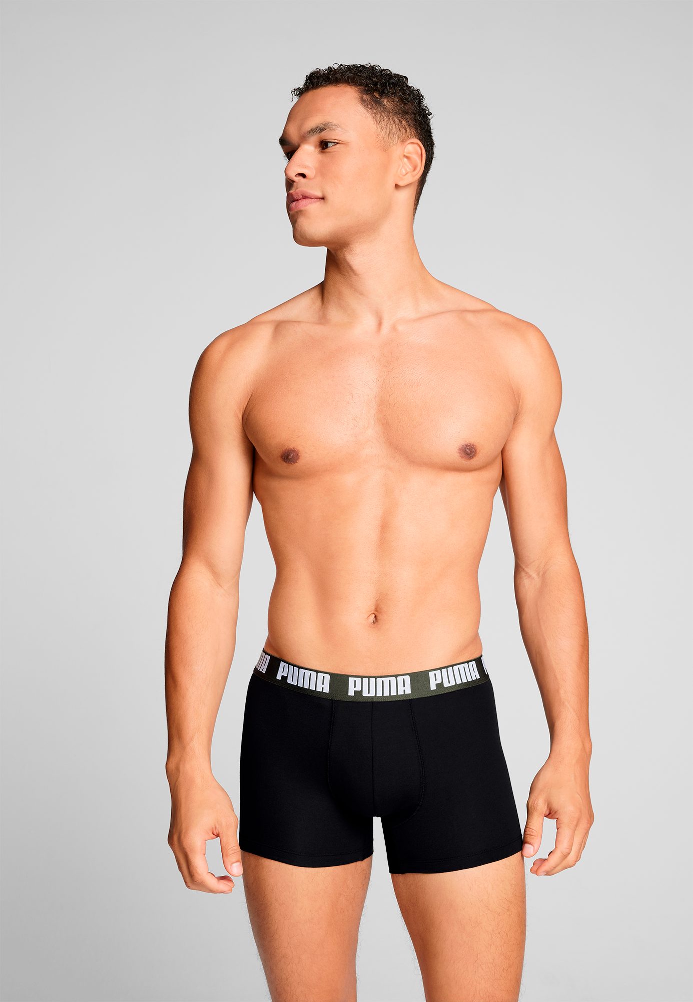 PUMA Boxershorts PUMA MEN EVERYDAY BASIC BOXERS 2P (2er Pack) mit Logobund günstig online kaufen