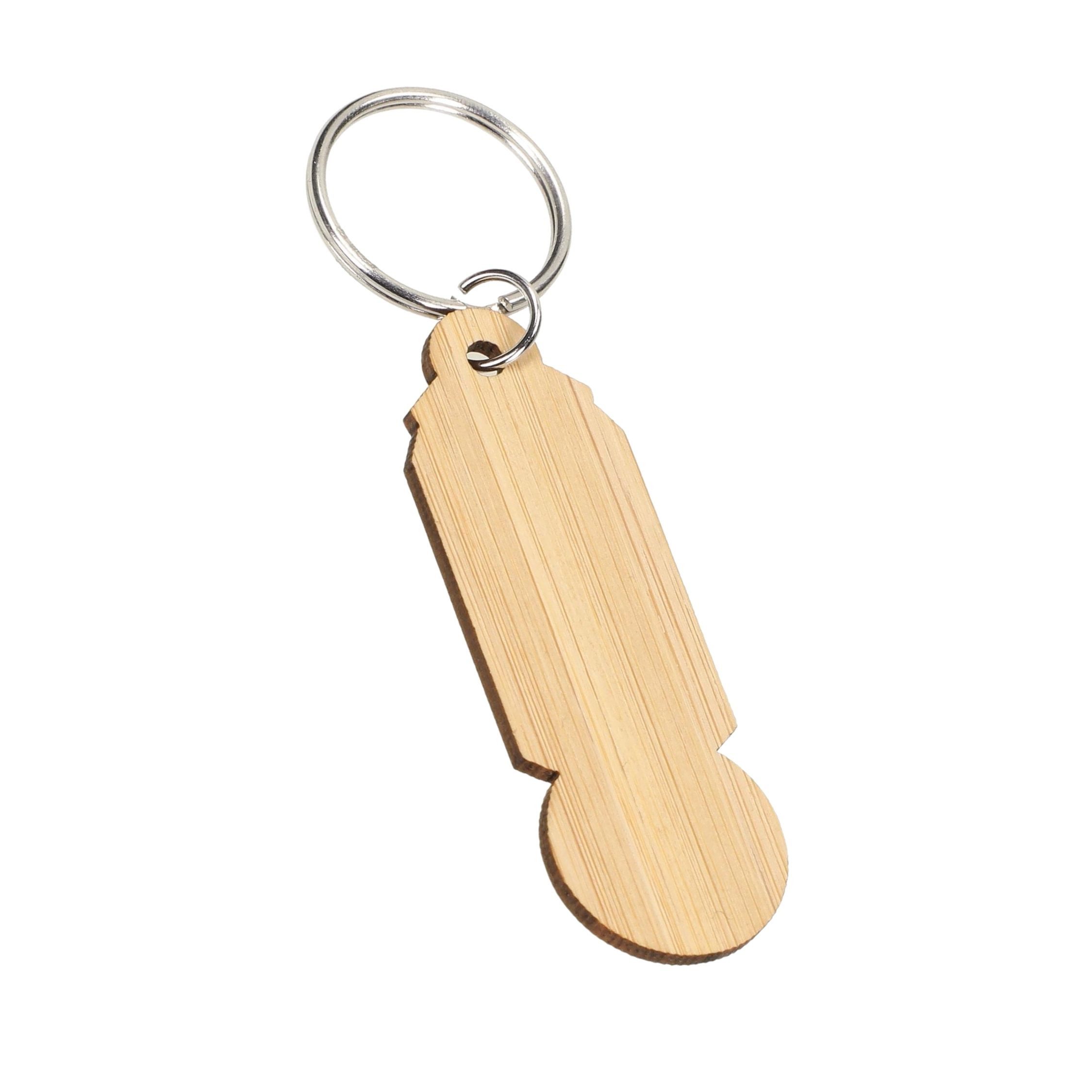 elasto Schlüsselanhänger Einkaufswagenlöser "Bamboo" Anhänger als günstig online kaufen