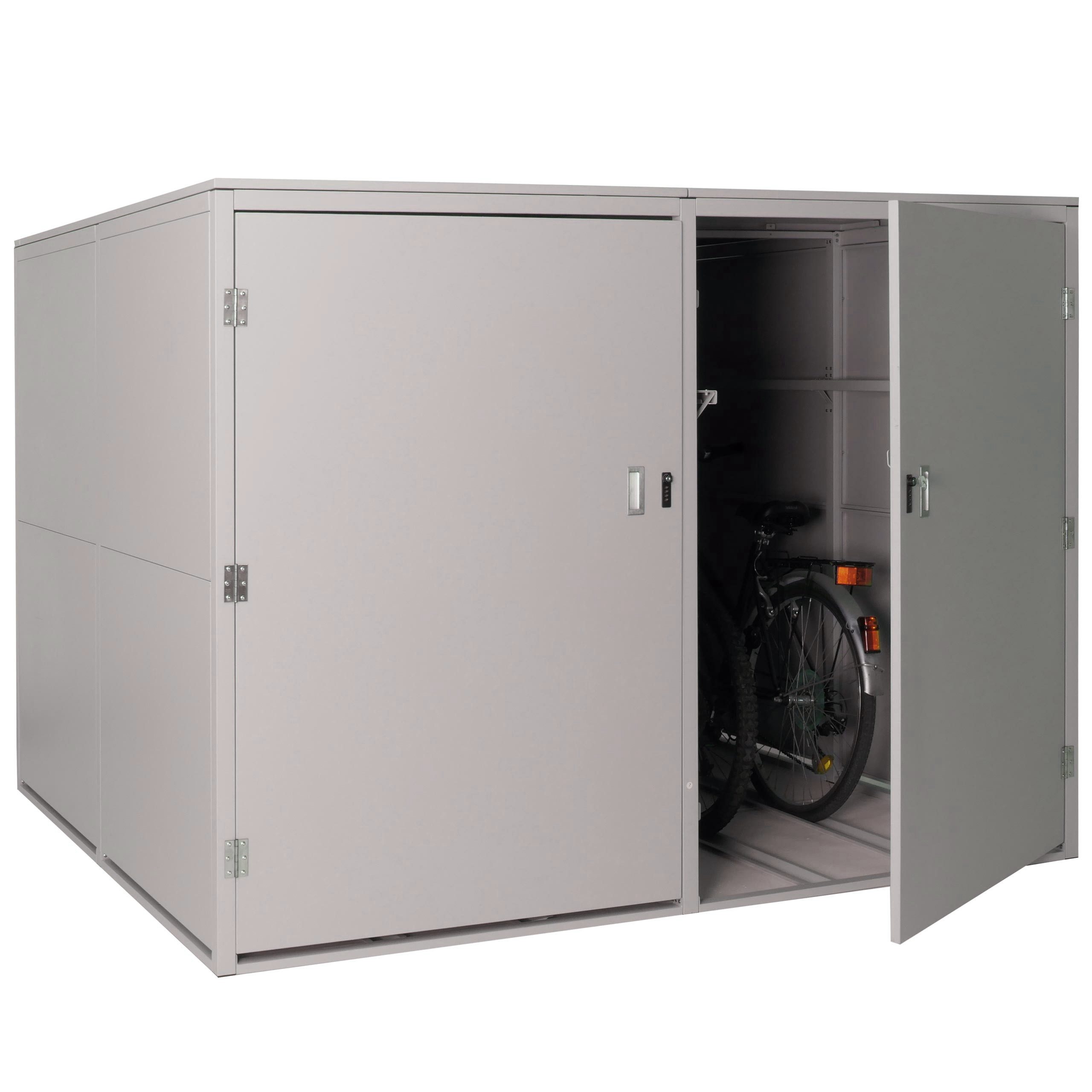 MCW Fahrradbox MCW-L56c-4 (1 St), Aussparungen für Luftzirkulation