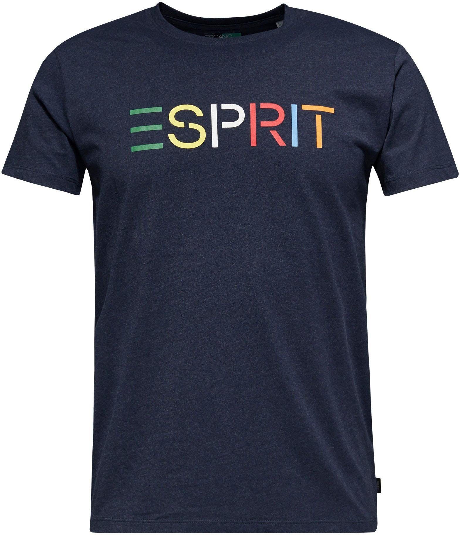 Esprit TShirt in melierter Optik, Rundhalsshirt von Esprit online