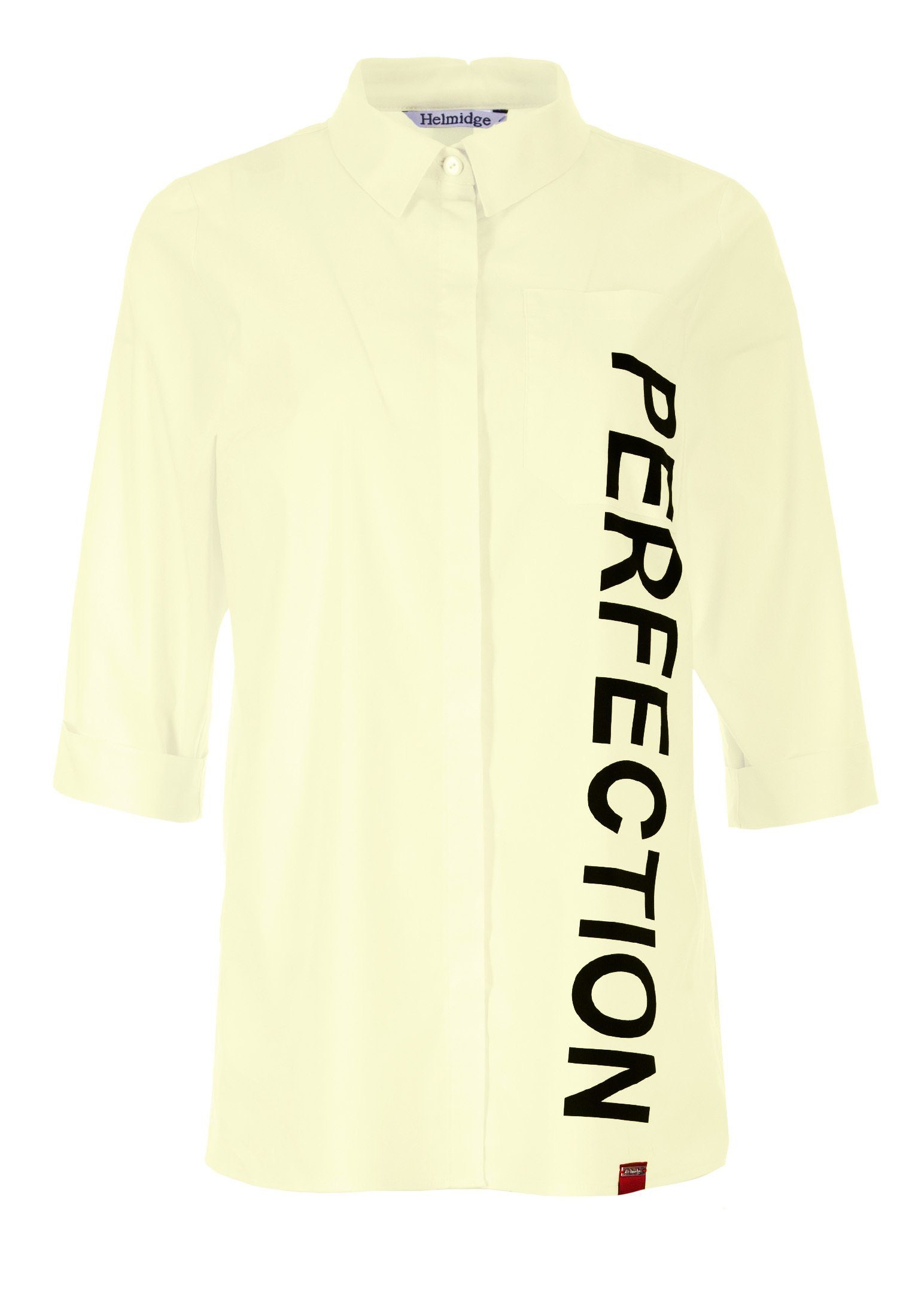 HELMIDGE Longshirt Print-Shirt zitrone