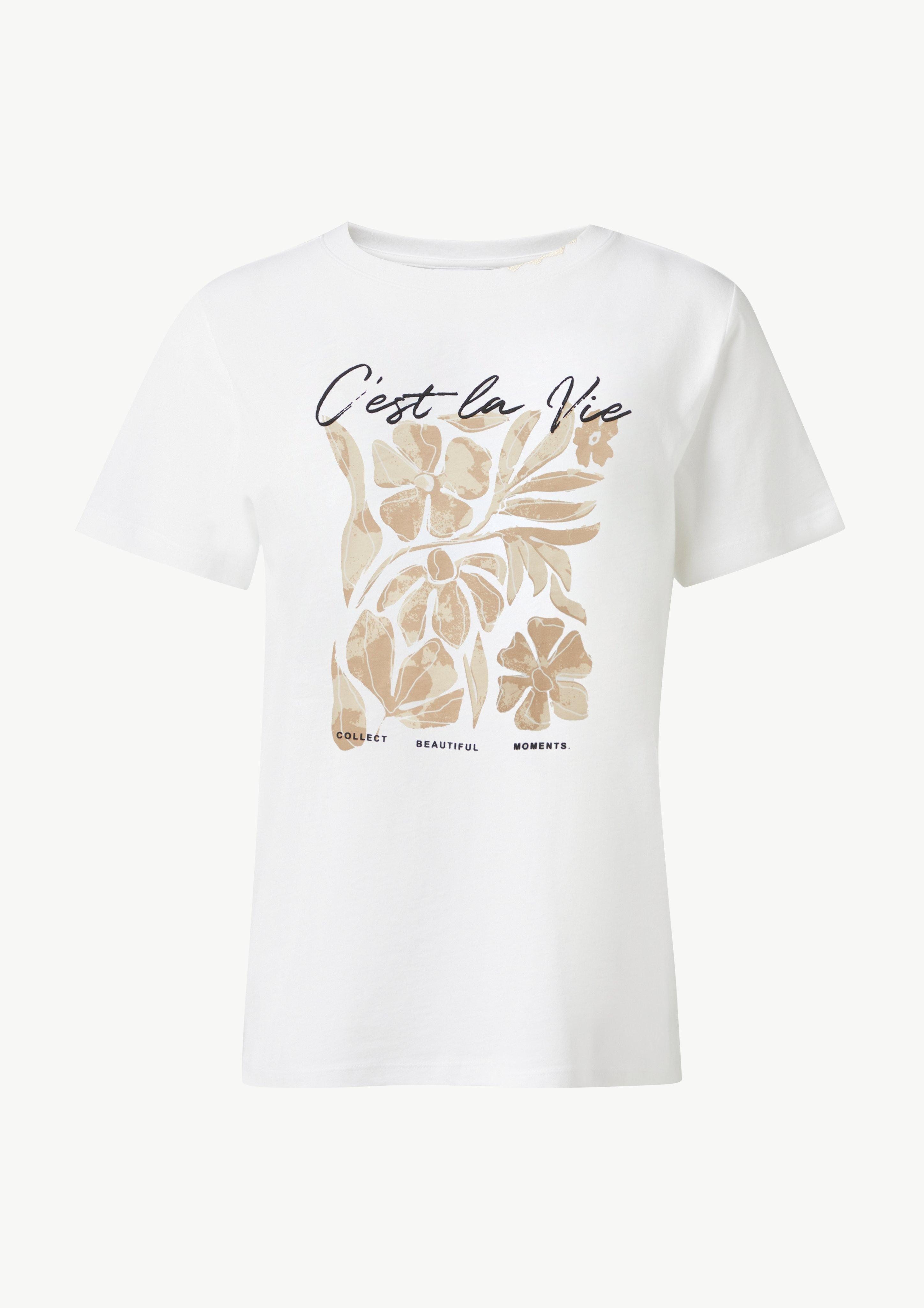 comma casual identity Kurzarmshirt T-Shirt mit günstig online kaufen
