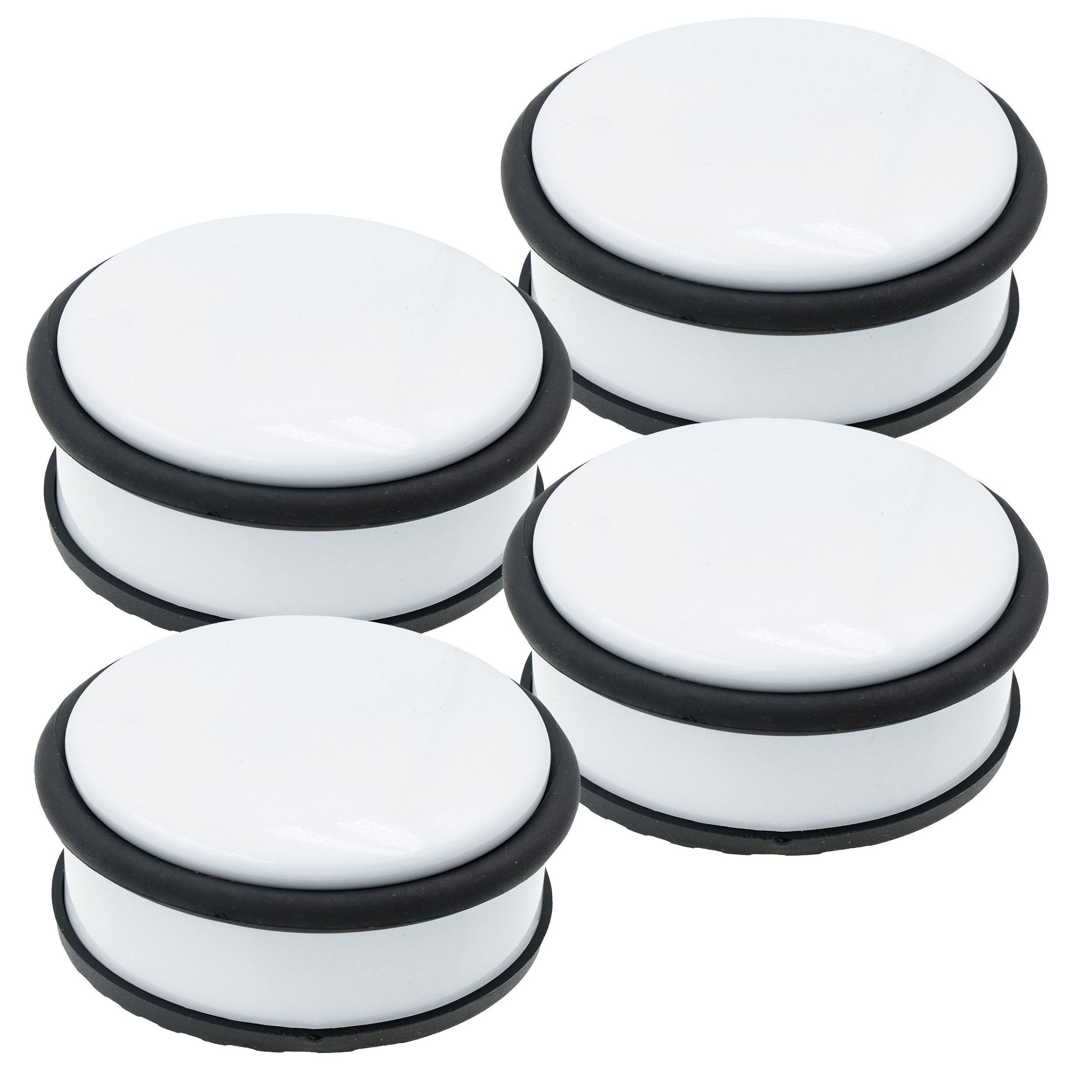 hrb Bodentürstopper Türstopper aus Edelstahl schwerer Stopper für Boden (4 St)