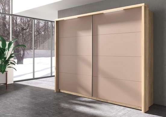 Places of Style Schwebetürenschrank, Echte Lackfront, edel ...
