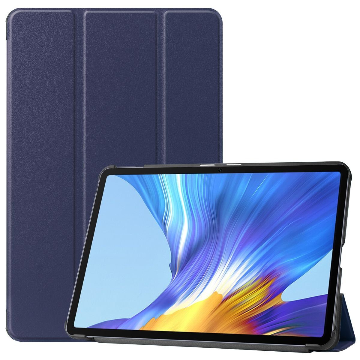 Wigento Tablet-Hülle Für Huawei MatePad 2020 10.4 Zoll Tablet Tasche 3 folt  Wake UP Smart Cover Etuis