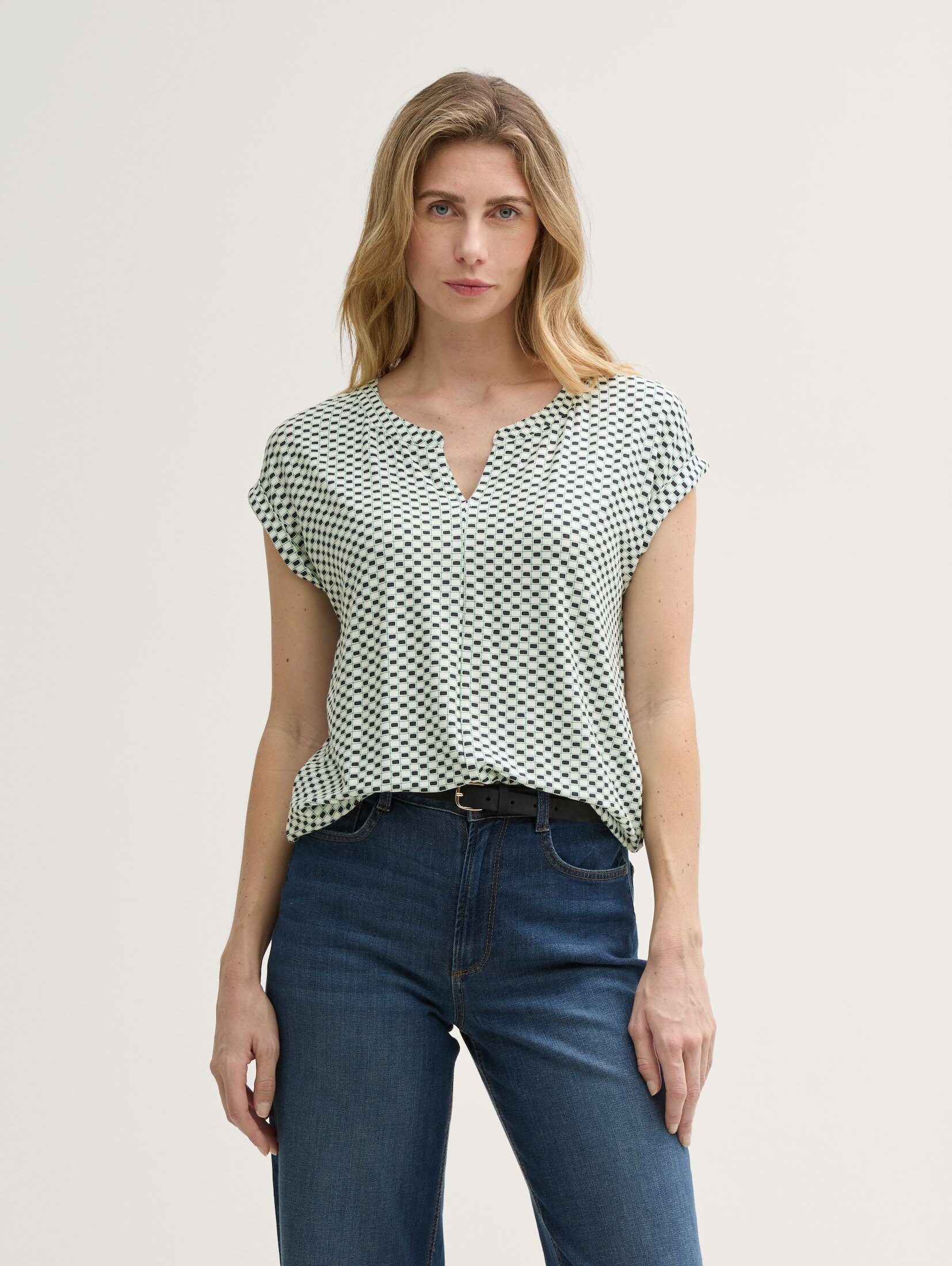 TOM TAILOR T-Shirt T-Shirt mit Muster günstig online kaufen