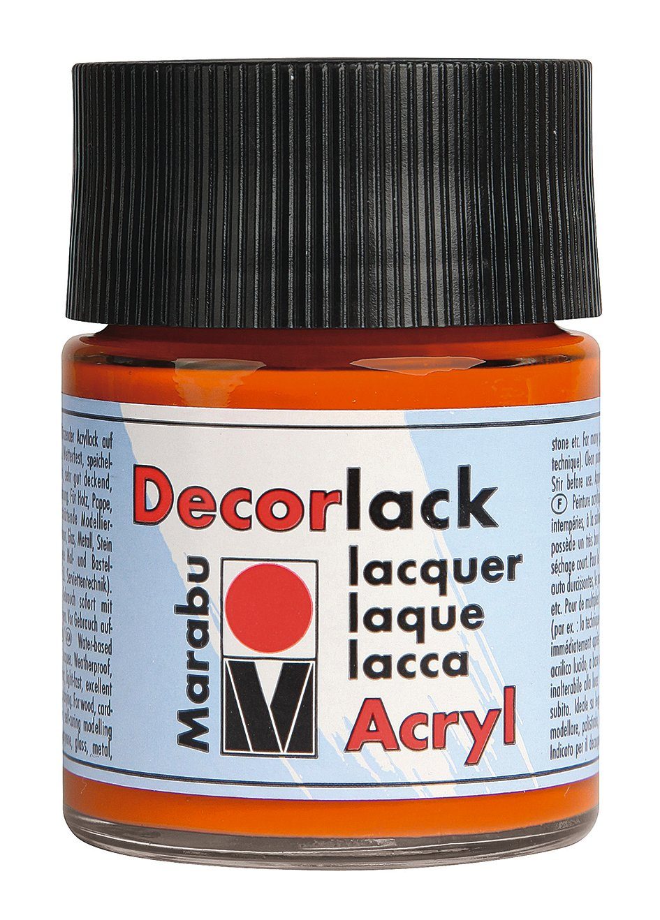 Marabu Bastelfarbe Decorlack, 50 ml Orange