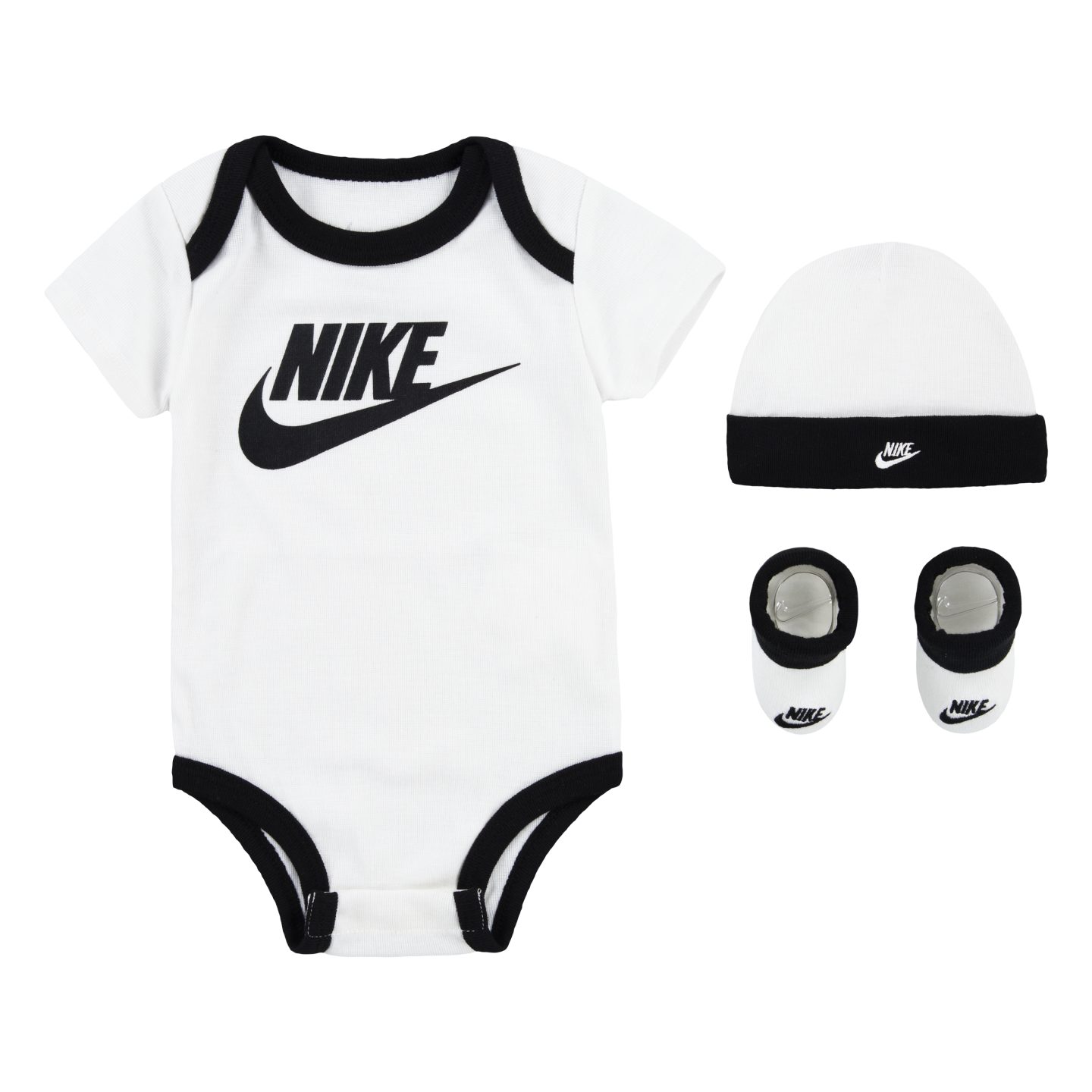 Nike Sportswear Neugeborenen-Geschenkset NHN SUSTAINABLE 3PC FUTURA SET (3-tlg) für Babys, 3-teilig, für sportliche Anlässe