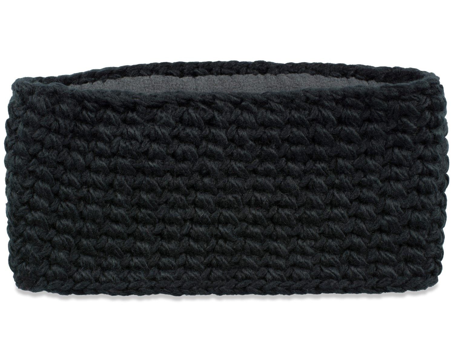 styleBREAKER Stirnband Breites Grob Gehäkeltes Stirnband Einfarbig (1-St)