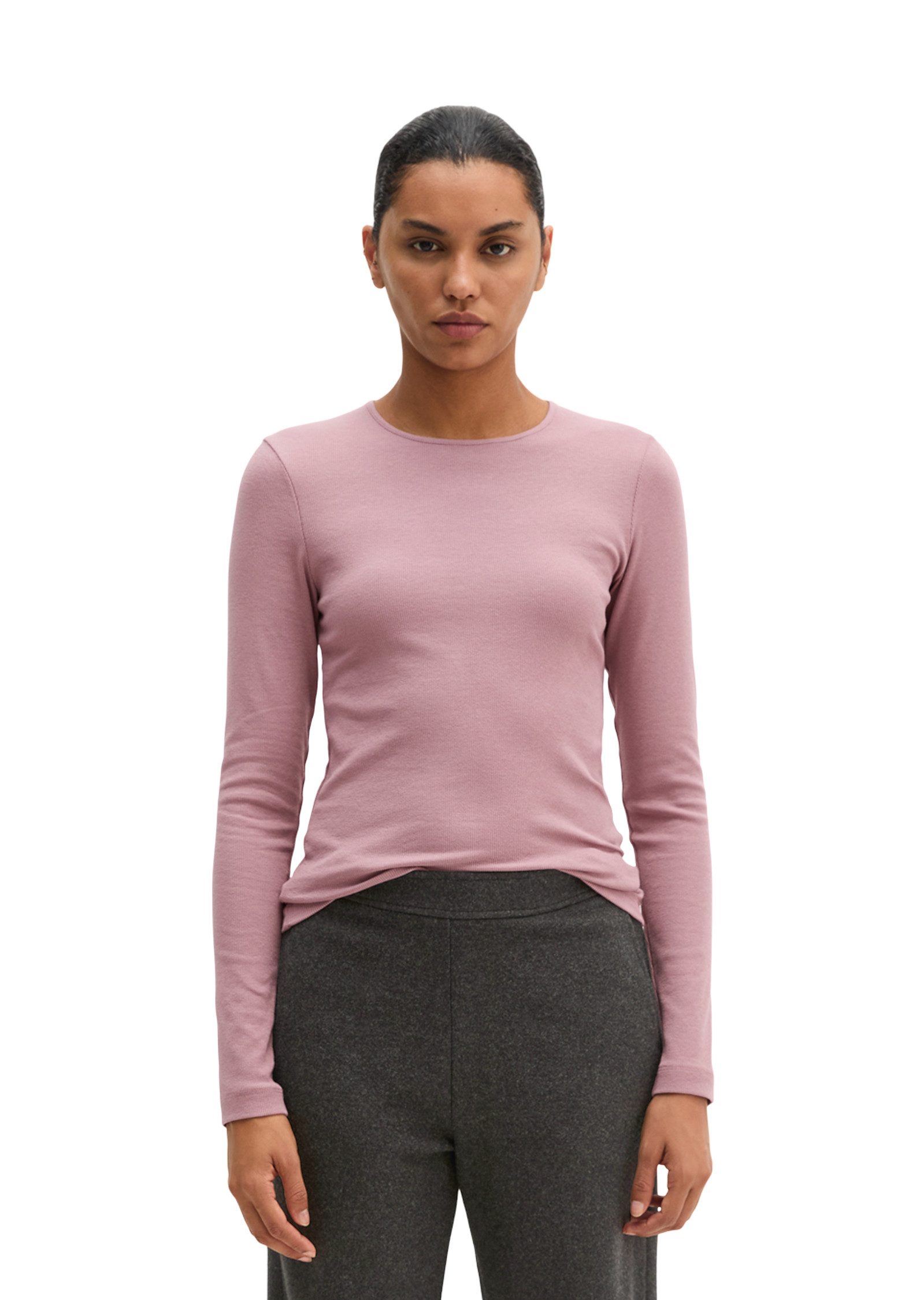 Marc O'Polo Langarmshirt aus TENCEL™ Modal-Baumwolle-Mix