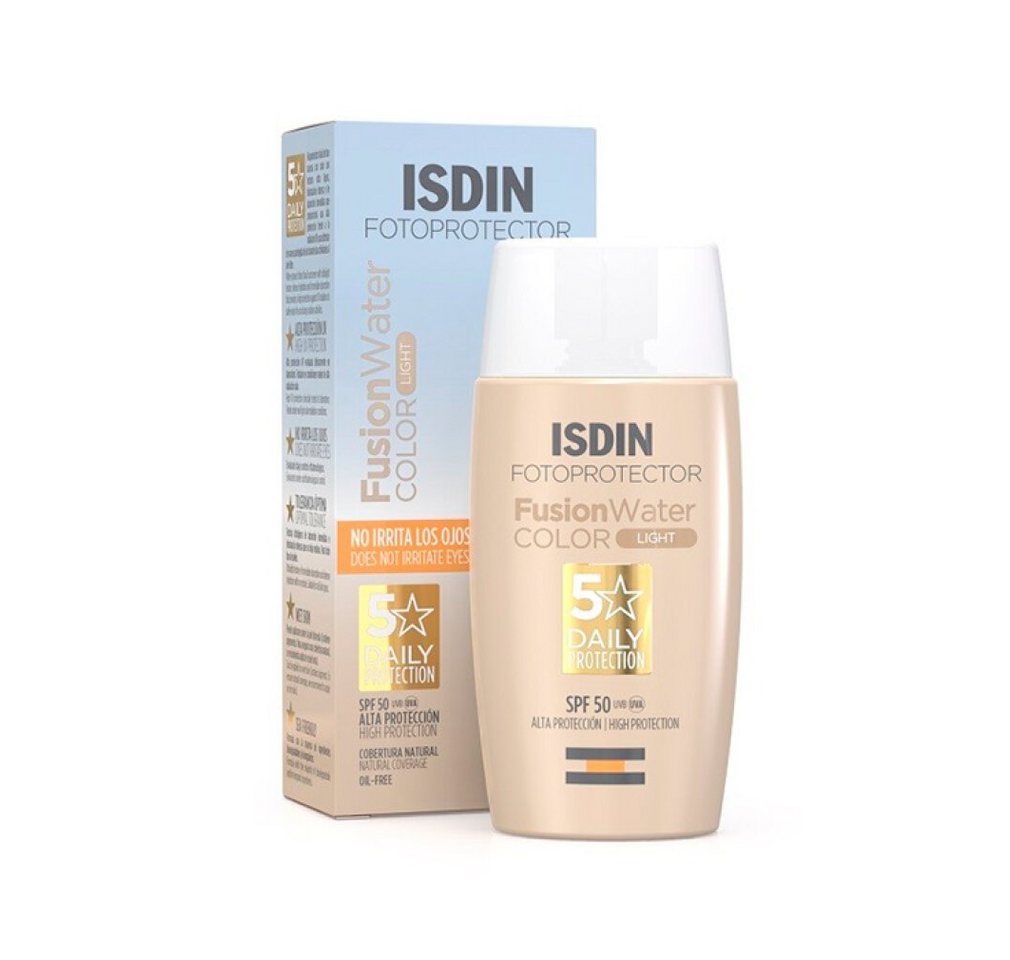 Isdin Sonnenschutzcreme Fusion Water Farbe Light SPF50