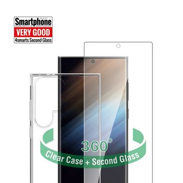 4smarts Handyhülle 360° Protection Set für Samsung Galaxy S24 Ultra, Rundumschutz, Backcover, Displayschutz, stoßfest, passgenau