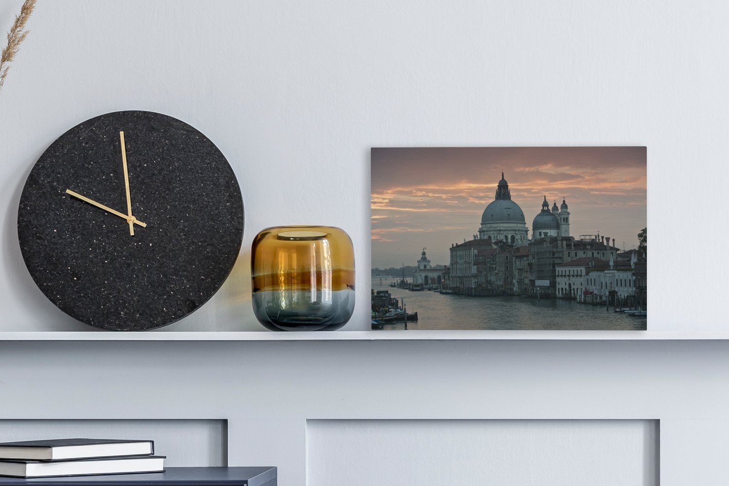 OneMillionCanvasses® Leinwandbild Italien - Leinwandbilder, Wanddeko, (1 Architektur St), cm 30x20 - Aufhängefertig, Venedig, Wandbild