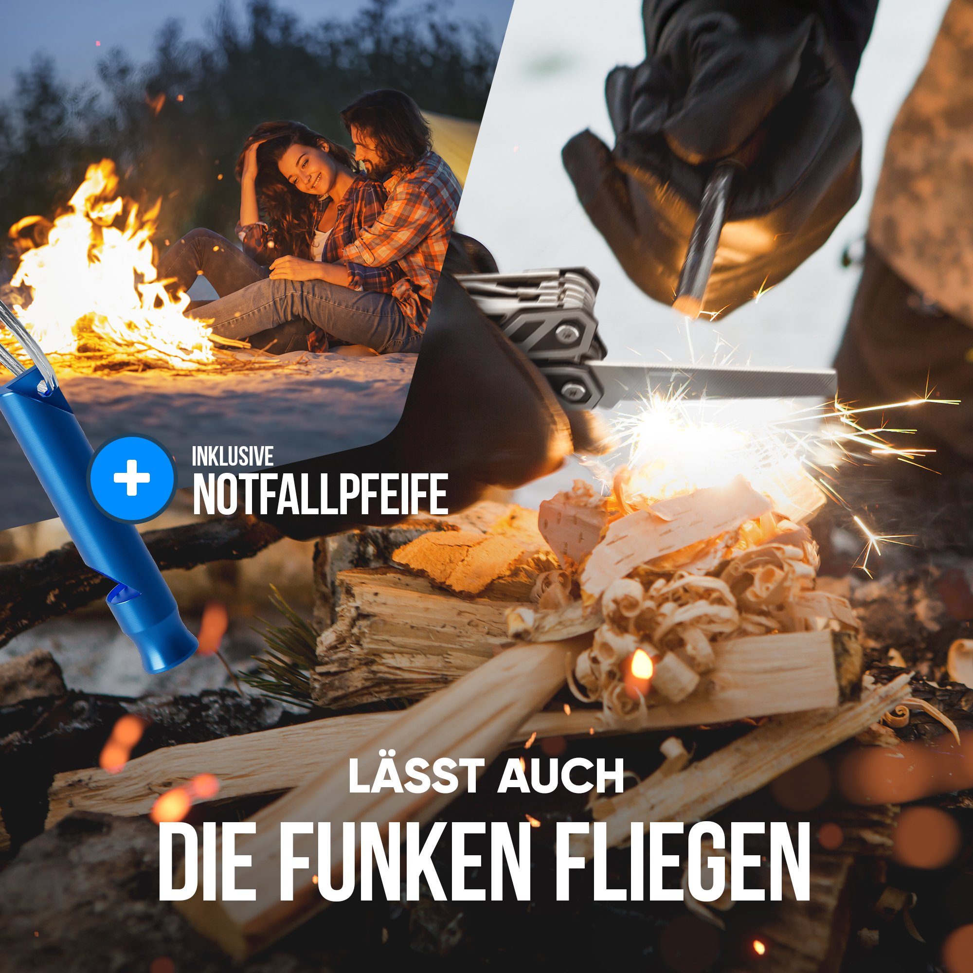 AVENTURIS Multitool T12 aus Edelstahl mit 21 Funktionen! Perfektes Outdoor Camping Zubehör, (1 St), Edelstahl – Bild 4 von 5