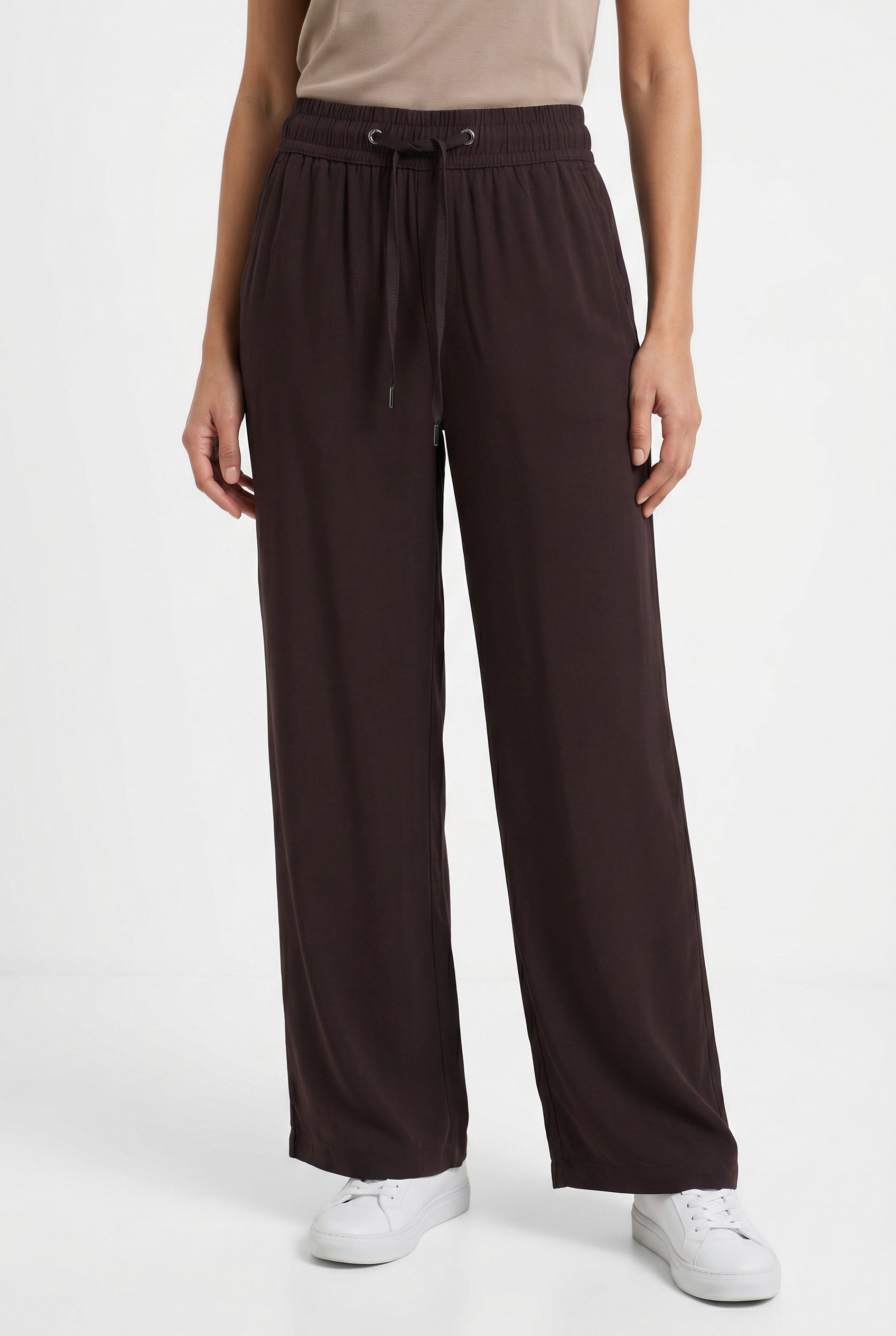 STREET ONE Stoffhose Style Emee 3/4-Sommerhose mit elastischem Bund und Tunnelzug