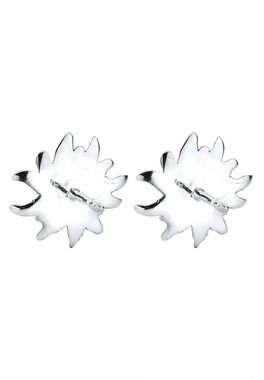 Elli Paar Ohrstecker Elli Ohrringe Edelweiss Filigran 925 Silber, Edelweiss, Trachtenschmuck