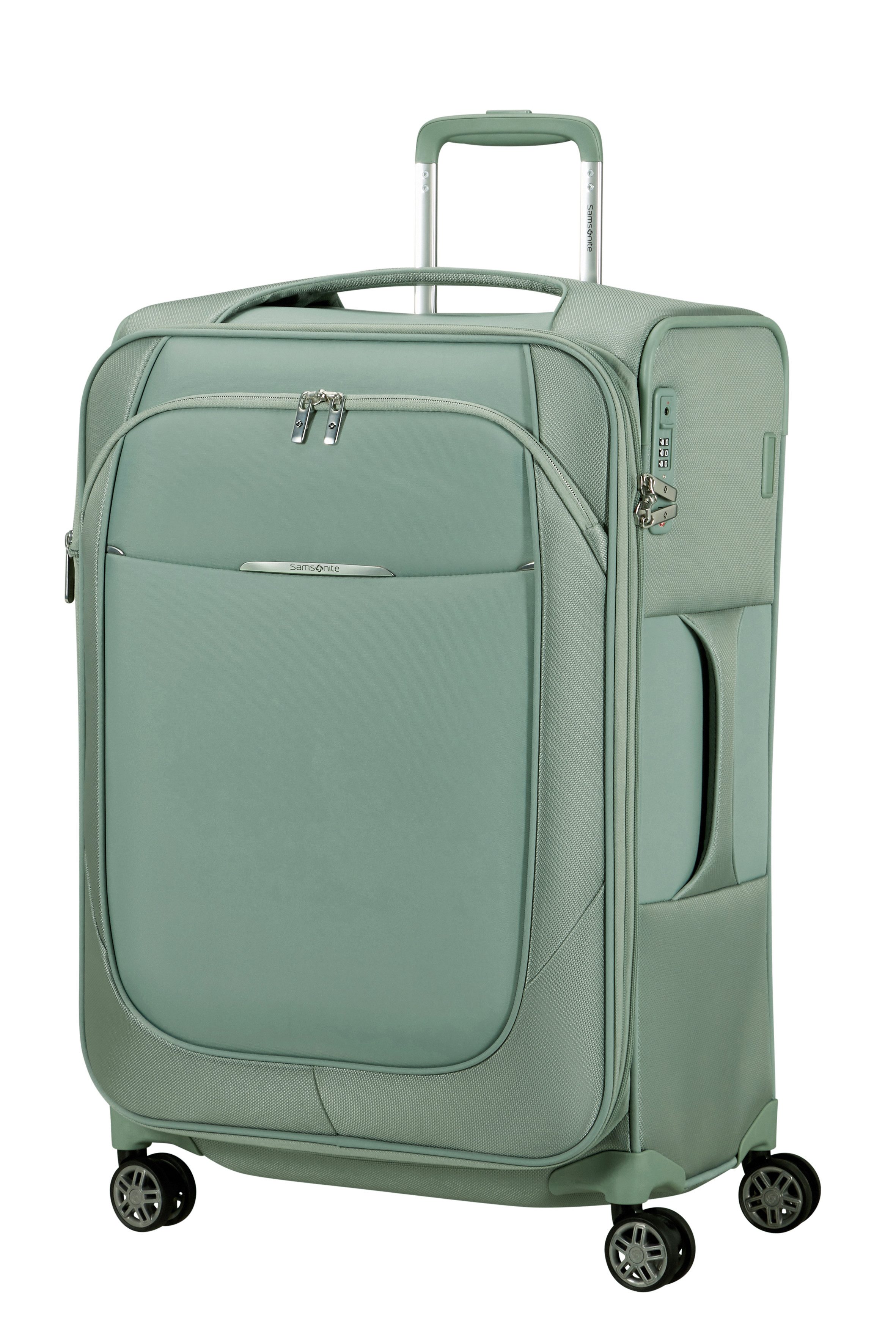 Samsonite Weichgepäck-Trolley RE-LITE, verschiedene Größen und Farben, 4 Rollen, mit arretierbarem und versenkbarem Druckknopf-Trolleysystem