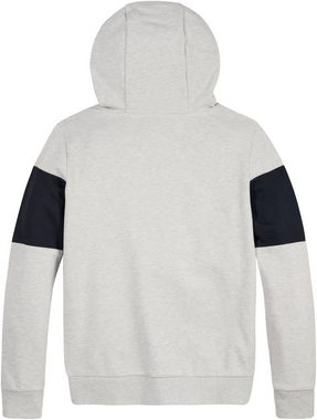 Tommy Hilfiger Kapuzensweatshirt ESSENTIAL COLORBLOCK HOODIE mit breitem kontrastfarbenen Streifen & Tommy Hiflger Logo-Schriftzug