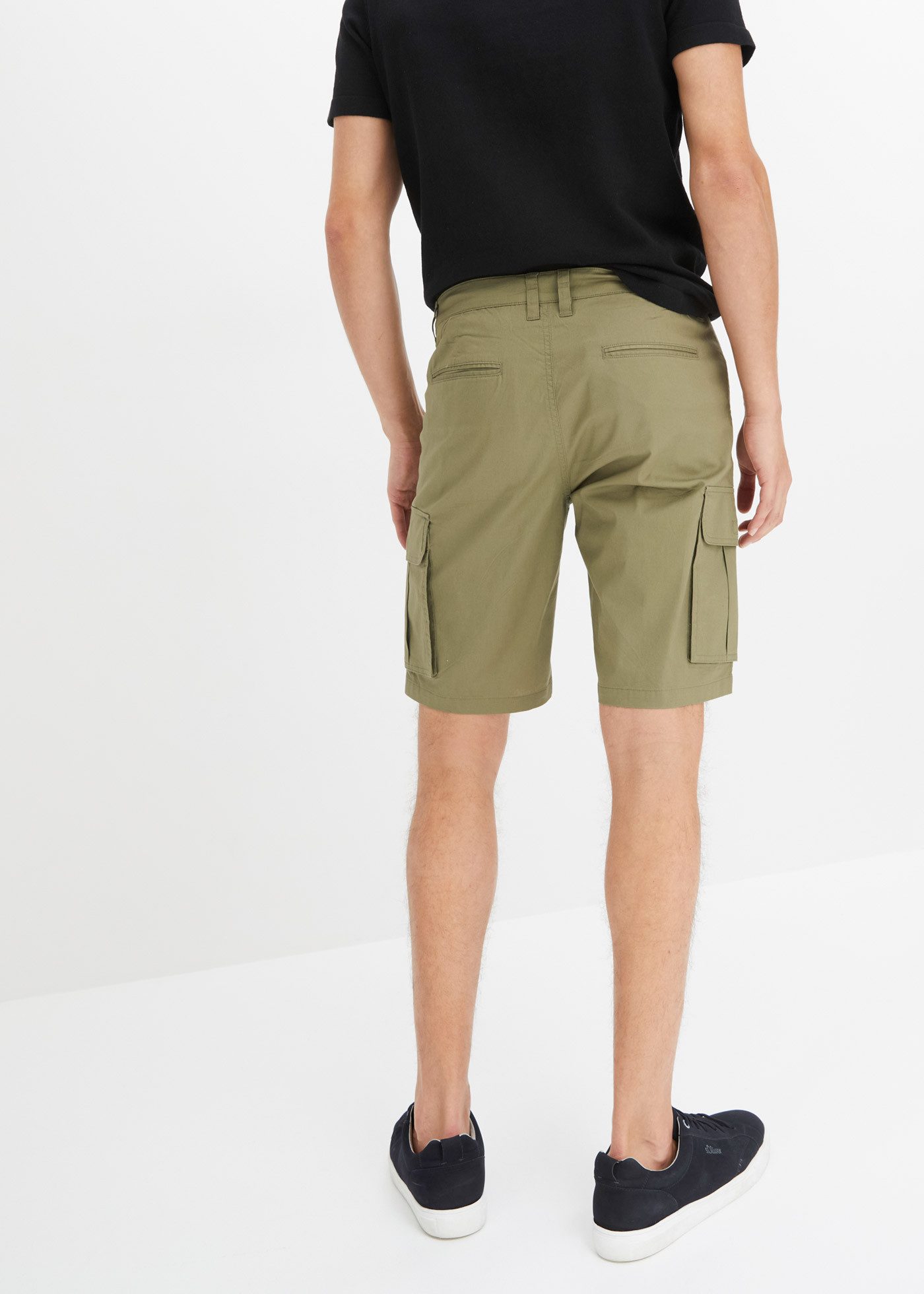 bonprix Cargobermudas leichte Qualität, mit Stretch-Anteil, regular fit