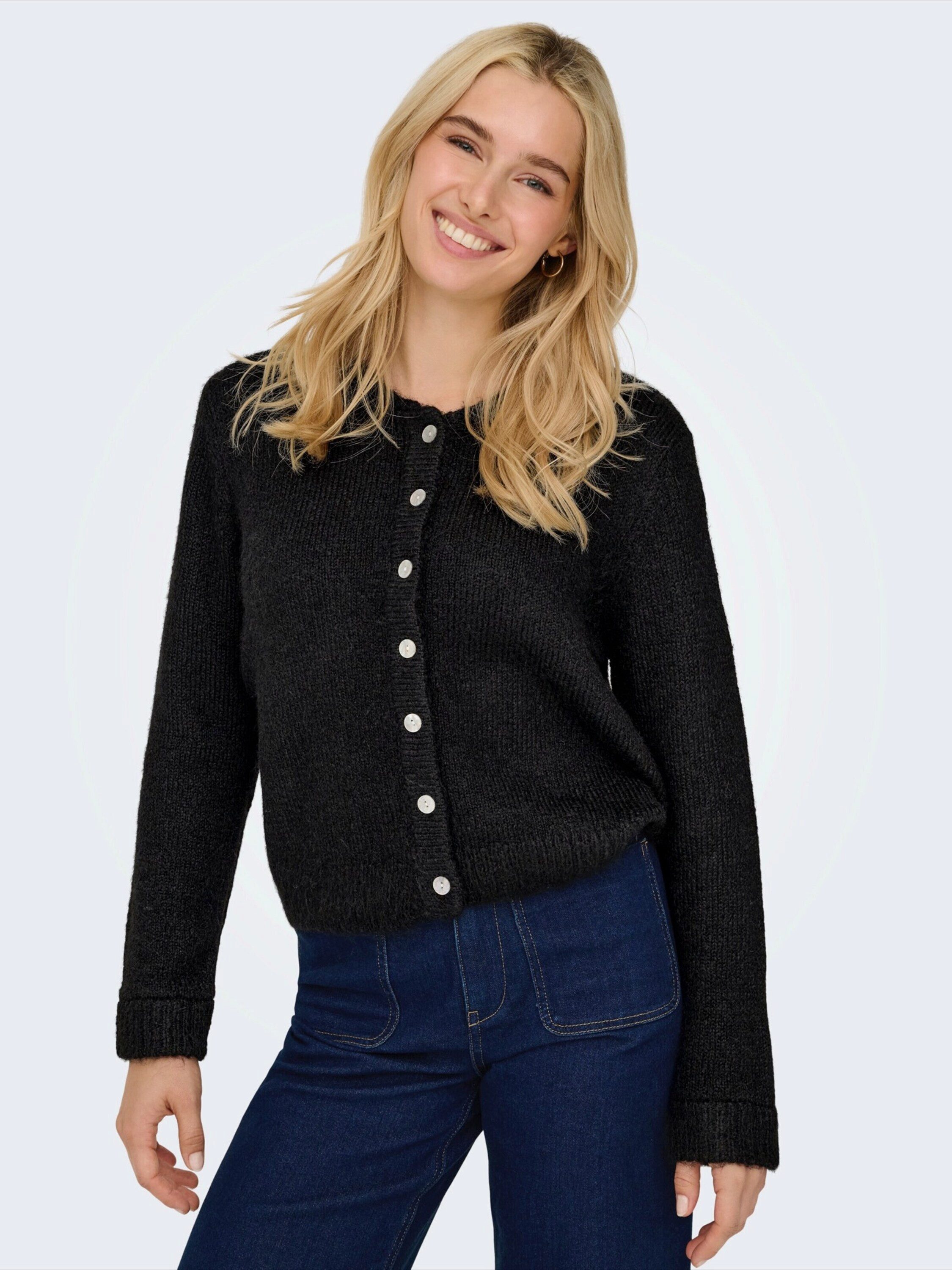 ONLY Strickjacke ONLMAGGIE (1-tlg) Plain/ohne Details