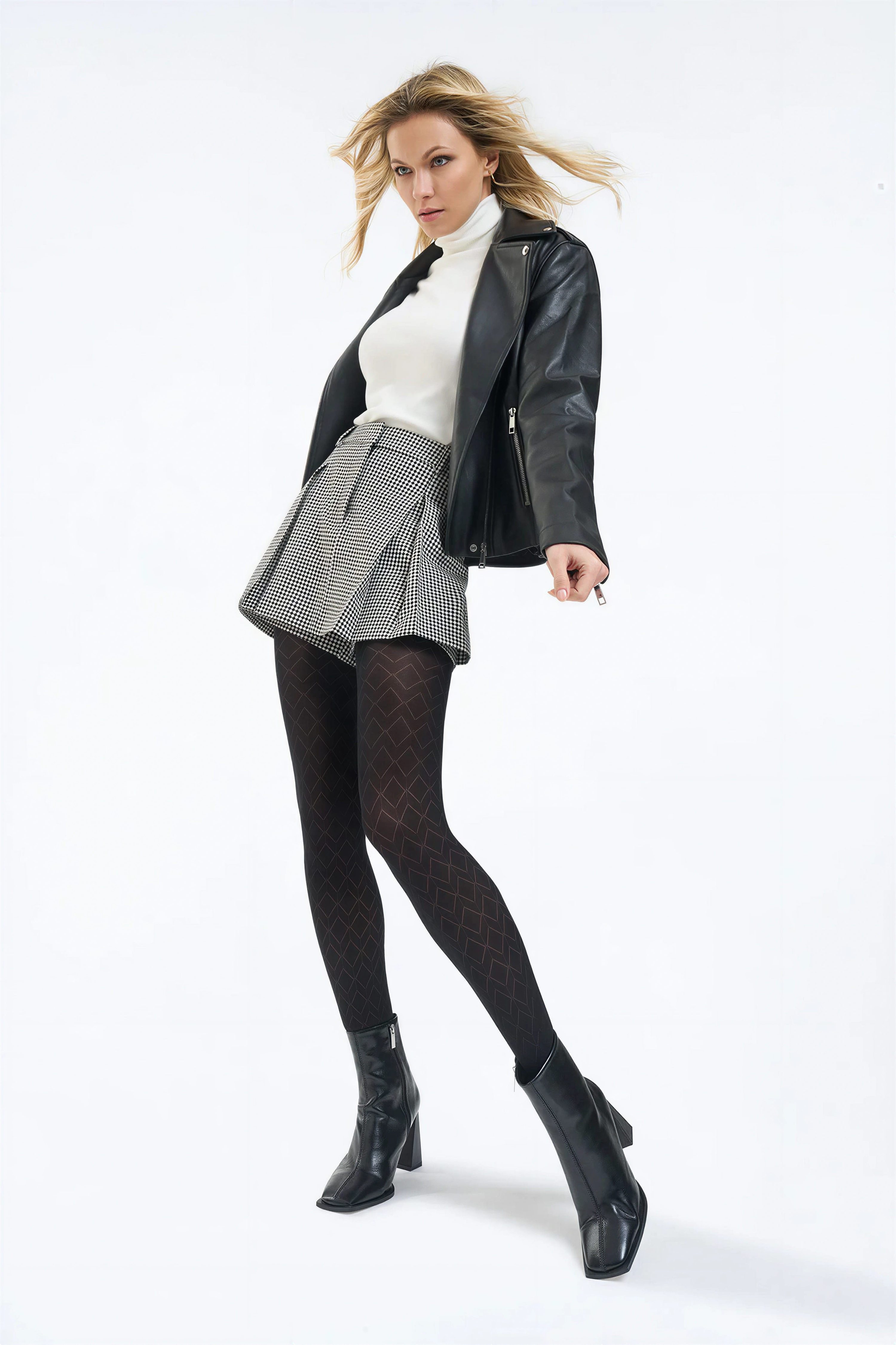 Mura Netzstrumpfhose Mikrofaser OMBRE 60 DEN 60 DEN (Packung 1 St. 1er-Pack) elegant