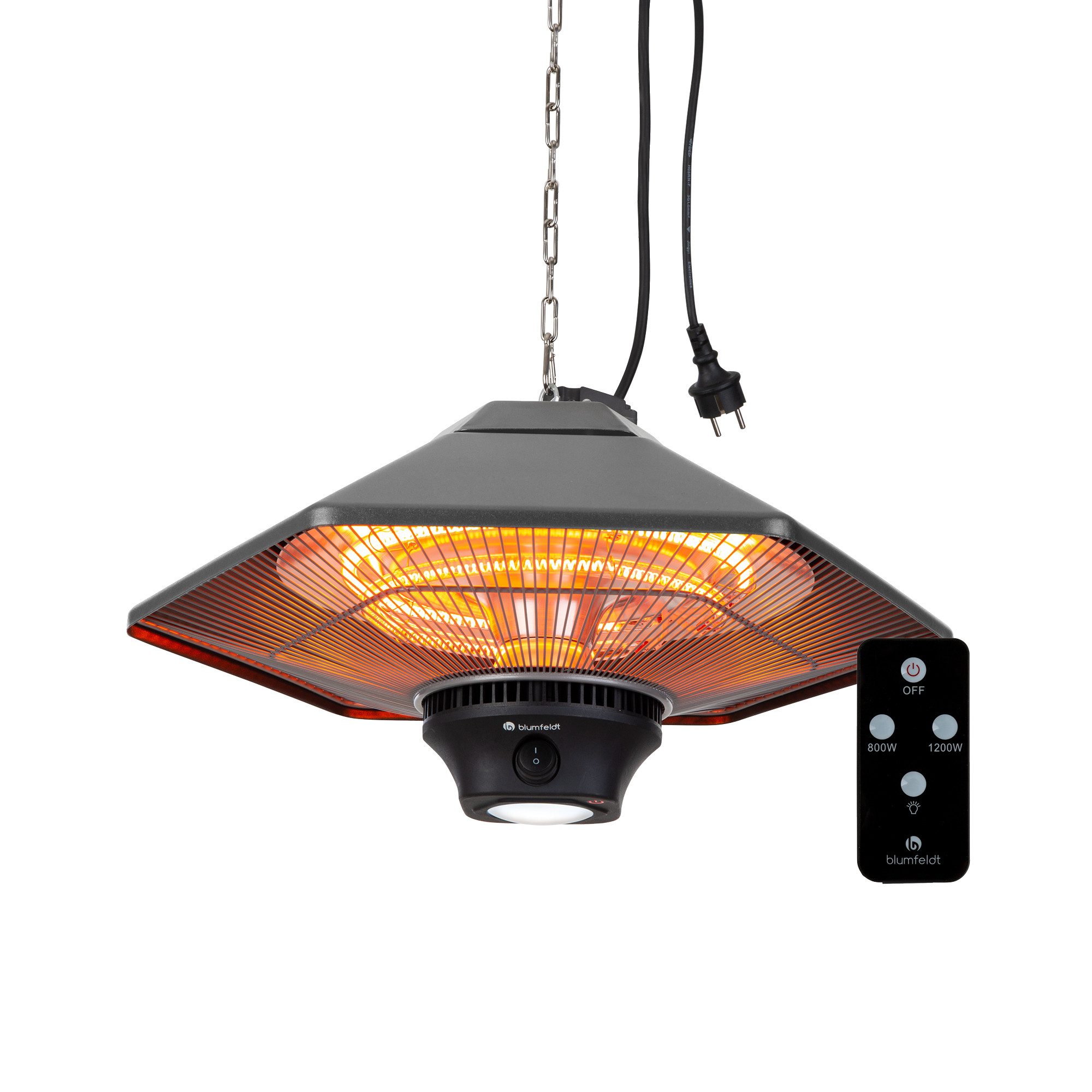 blumfeldt Terrassenstrahler Heat Hexa