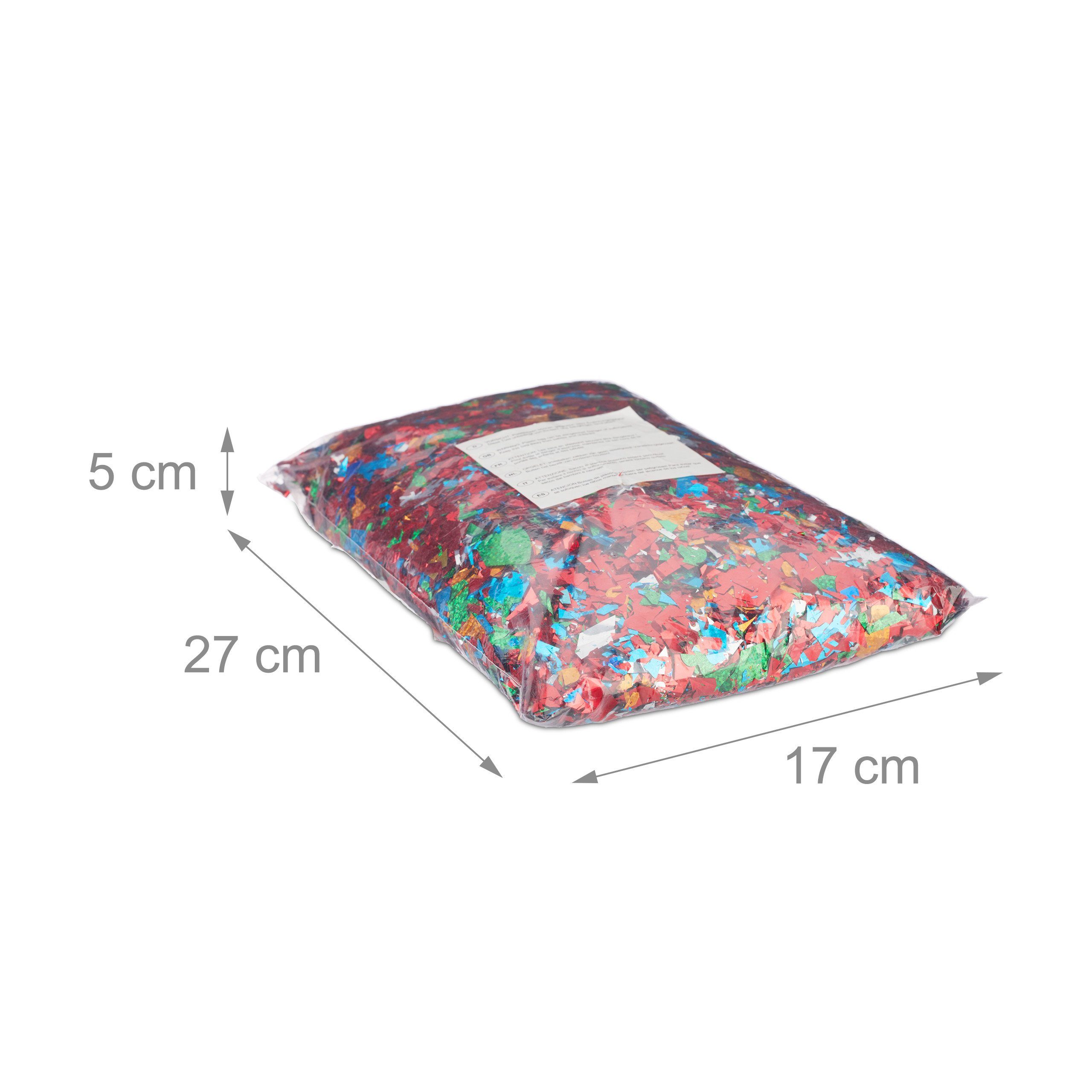 relaxdays Konfetti XXL Konfetti Sack bunt – Bild 4 von 5