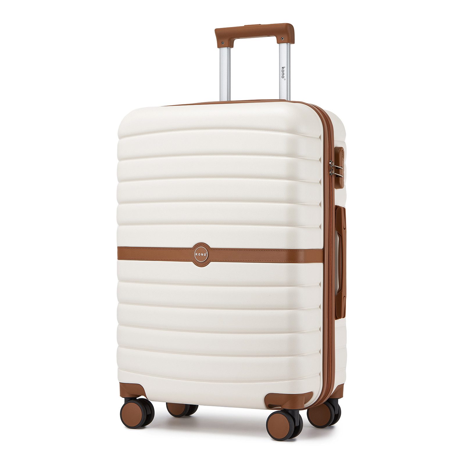KONO Handgepäckkoffer Koffer Trolley ABS+PC Hartschalenkoffer günstig online kaufen