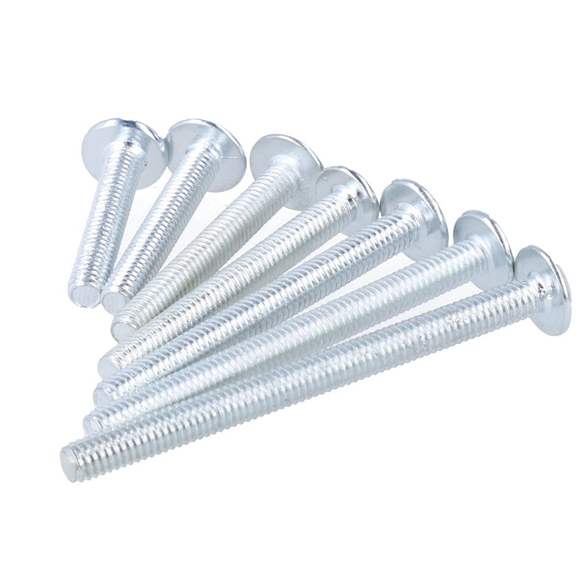 MS Beschläge Türbeschlag Möbelschraube M4 Vollgewinde Befestigungsschraube (10 St)