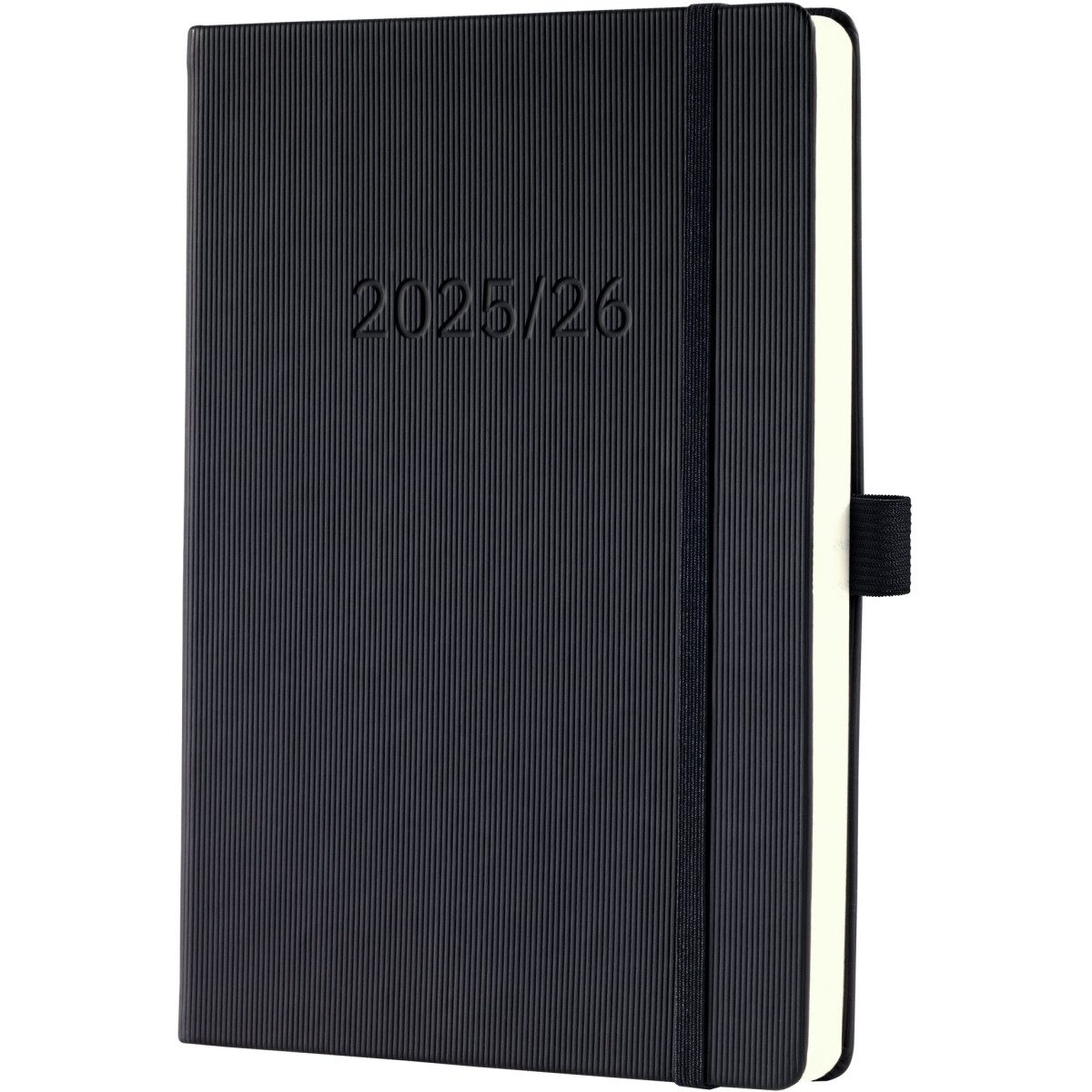 Taschenkalender Wochenkalender Conceptum ca. A5 18 Monate Hardcover schwarz 2025/2026