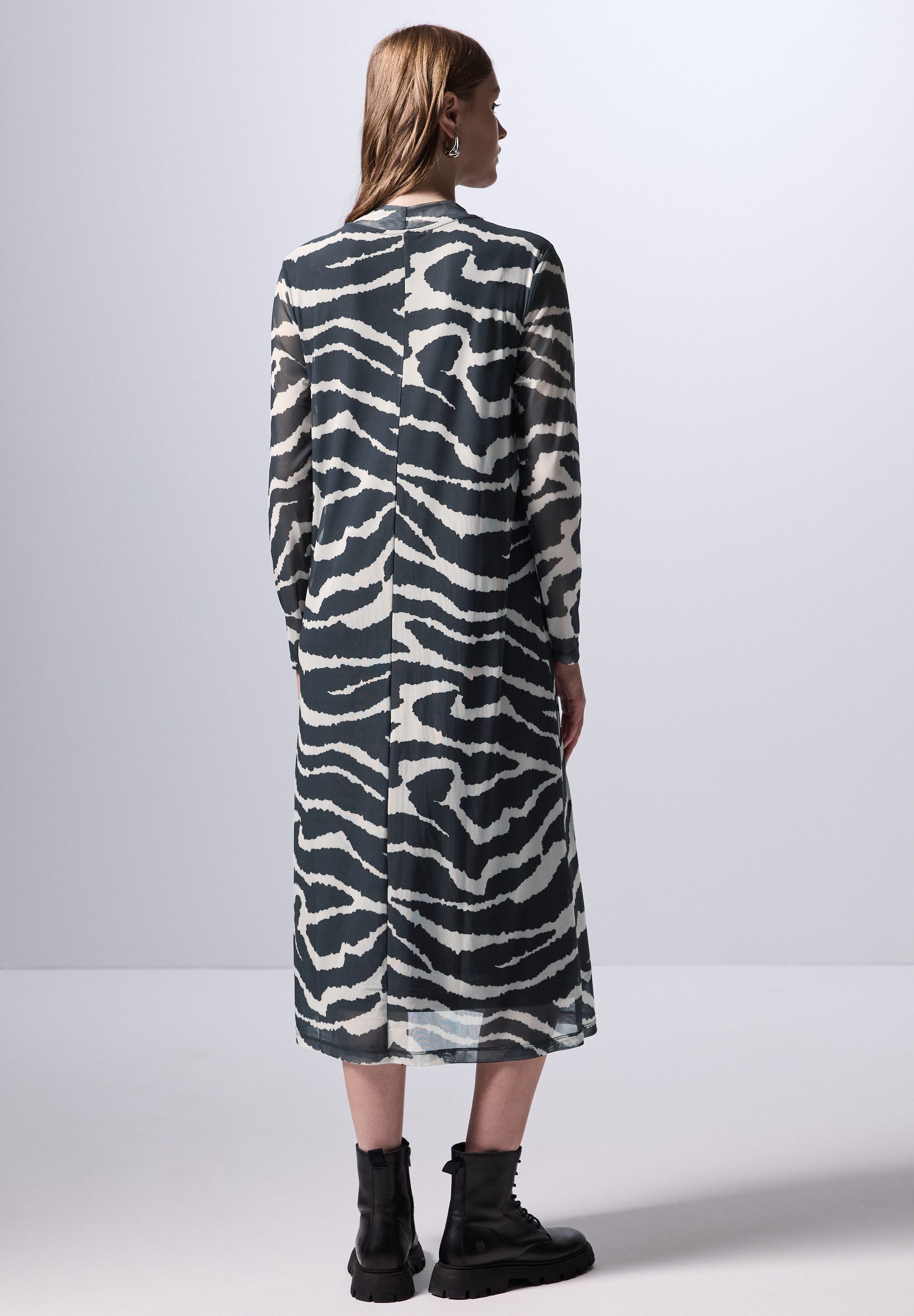 STREET ONE STUDIO Midikleid mit Rundhalsausschnitt günstig online kaufen