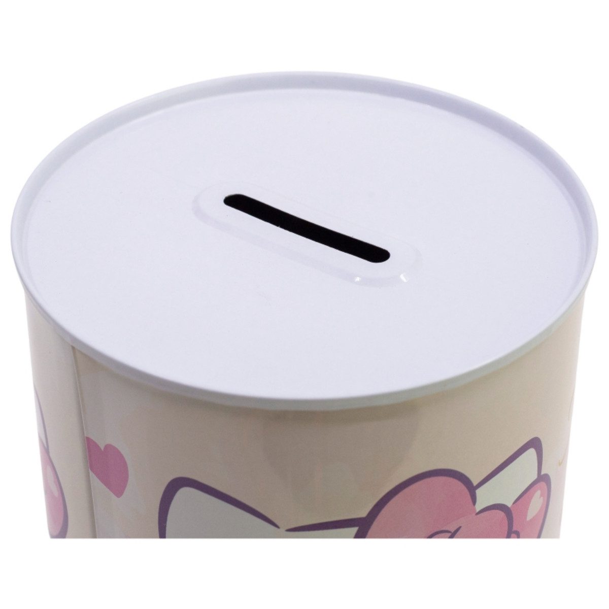 Hello Kitty Spardose bedruckt aus Metall 15 × 10 × 10 cm – Bild 4 von 5