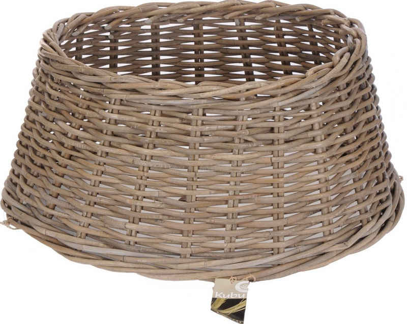 Spetebo Weihnachtsbaumdecke Rattan Weihnachtsbaumrock aus Weide 60 cm - natur (1-tlg), Abdeckung für den Christbaum Ständer