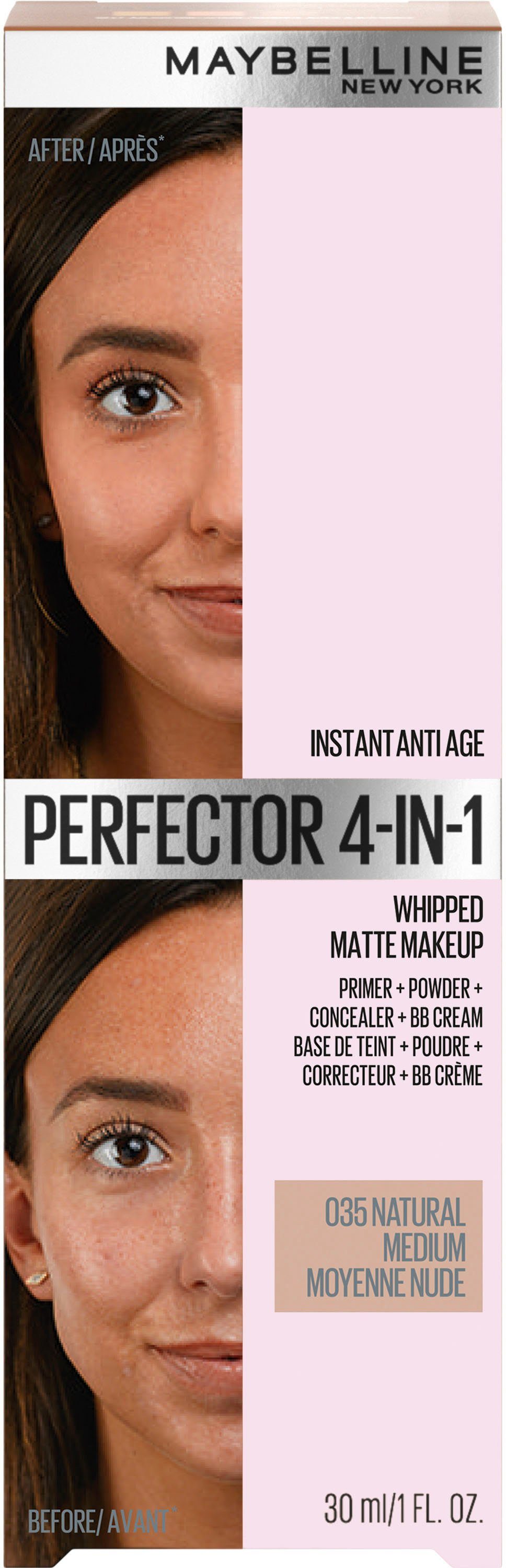 MAYBELLINE NEW YORK Natural Medium 35 Foundation Instant Perfector Matte