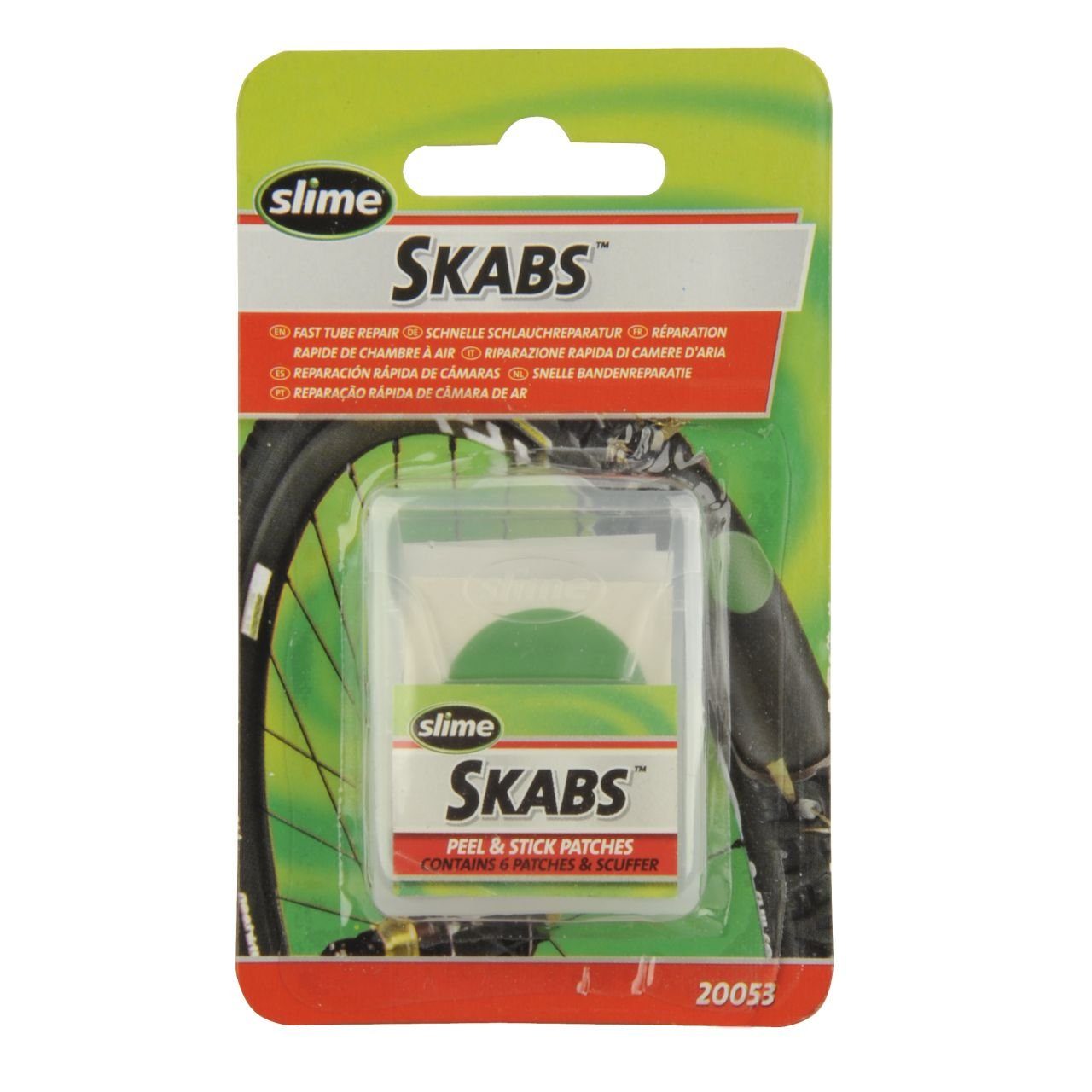 SLIME Reparatur-Set Fahrrad Flickenset 6-teilig