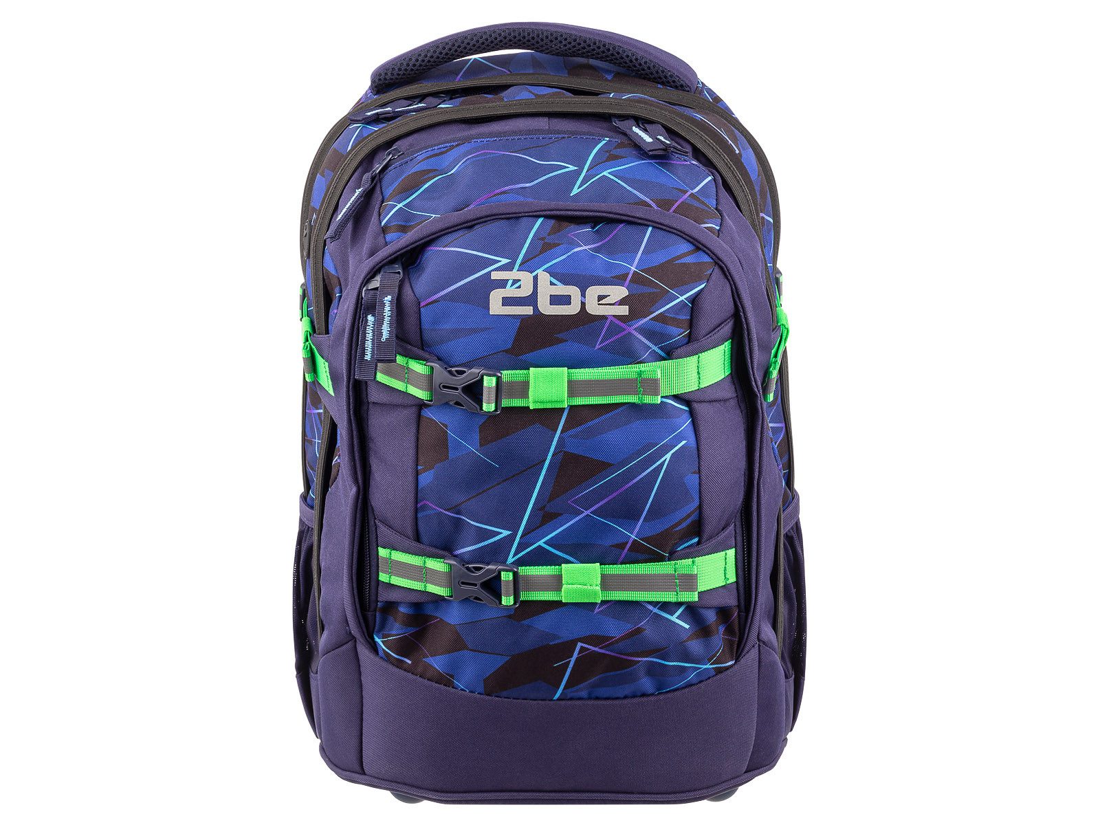 2be Schulrucksack Schulrucksack 66321 School Backpack (Spar-Set, 1-tlg., mit Regenhülle), Laptopfach bis zu 15"