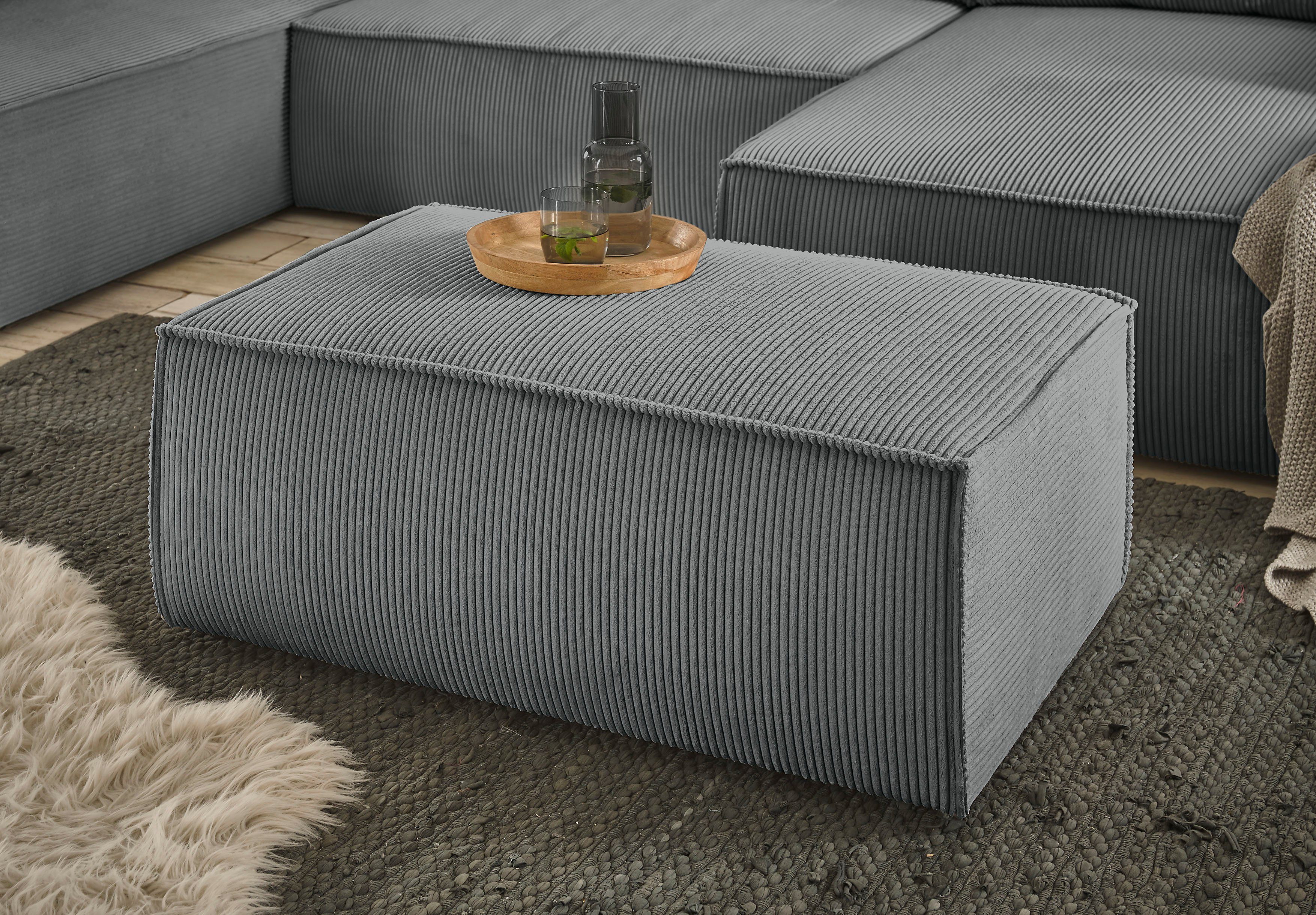 Home affaire Hocker SHERWOOD, Polsterhocker in günstig online kaufen