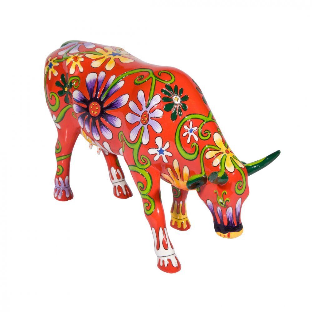 Large - CowParade Flower Tierfigur Lover Kuh Cowparade Cow