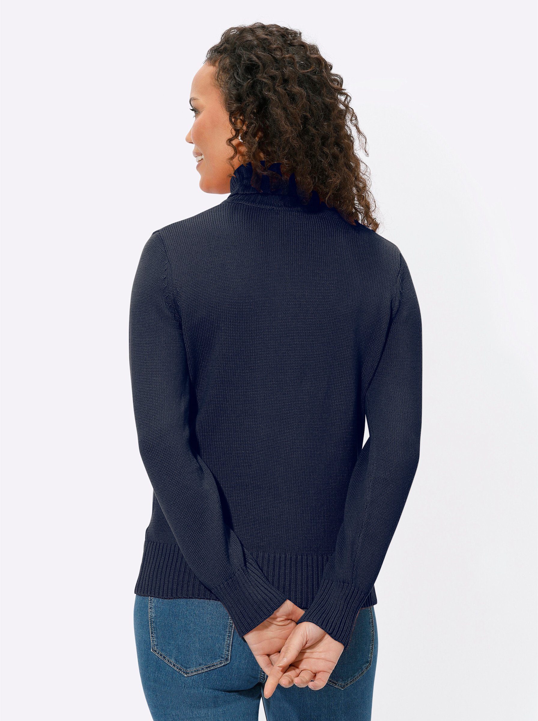 Witt Strickpullover Pullover Langarm Materialmix