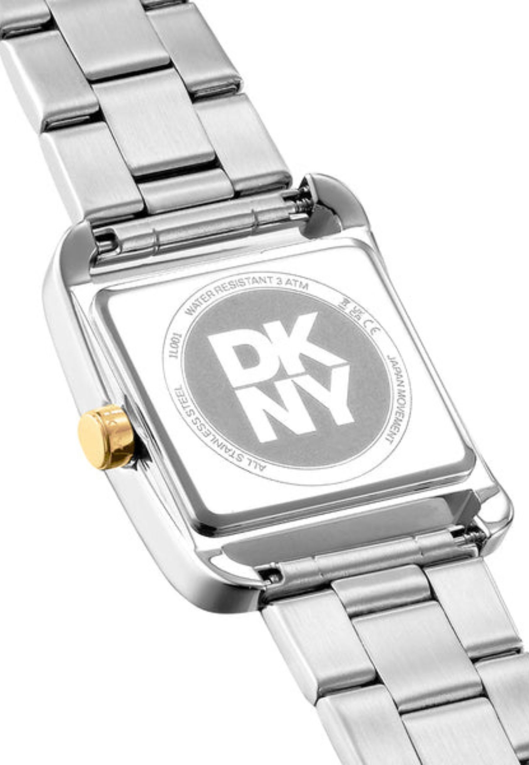 DKNY Automatikuhr City Maxi - Zweifarbig Silber und Gold, (Set)