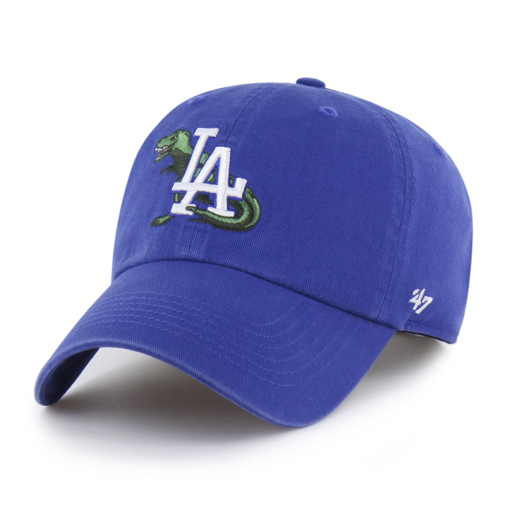 Baseball Cap '47 Brand MLB Child Cap Los Angeles Dodgers CRITTER KID Clean Up Green