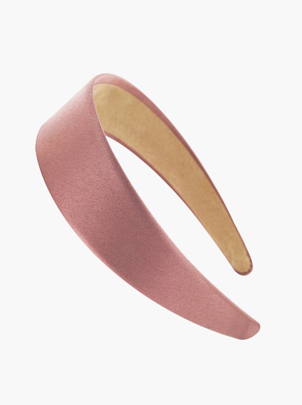 axy Haarreif Breiter Haarreif mit Satin bezogen, Vintage Klassik-Look Damen Haareifen Haarband