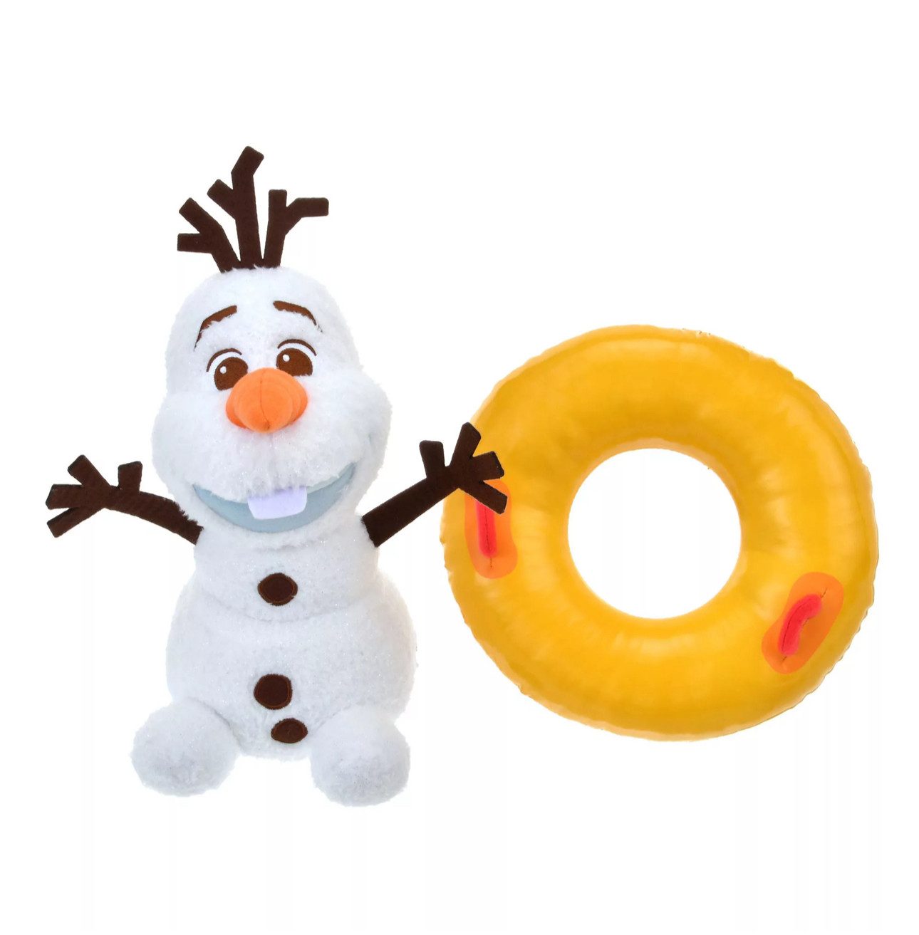 Disney Kuscheltier Olaf Kuscheltier glitzert Eiskönigin Frozen mit Schwimmreifen